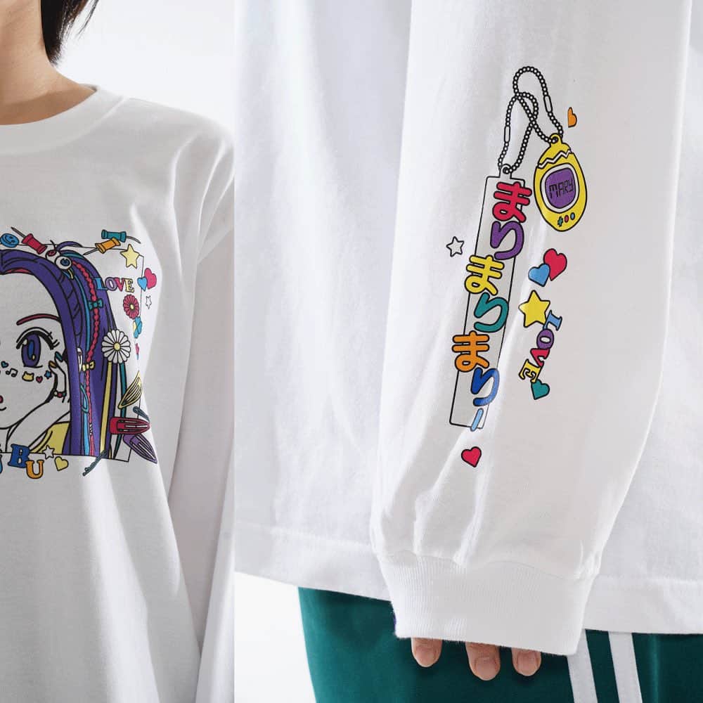 マリマリマリーさんのインスタグラム写真 - (マリマリマリーInstagram)「ロンT "Kitaku Club" White / Purple ¥4800 +tax ＿＿＿＿＿＿＿＿＿＿＿＿＿＿＿＿＿  MARY MARY MARY 2023-2024 AW Collection 12月2日（土）19時発売」11月25日 19時10分 - marymarymary_80s