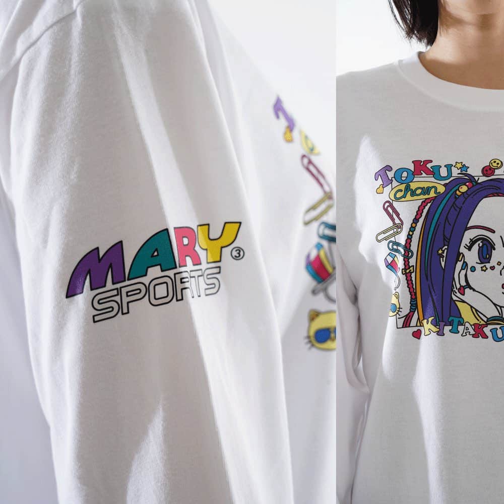 マリマリマリーさんのインスタグラム写真 - (マリマリマリーInstagram)「ロンT "Kitaku Club" White / Purple ¥4800 +tax ＿＿＿＿＿＿＿＿＿＿＿＿＿＿＿＿＿  MARY MARY MARY 2023-2024 AW Collection 12月2日（土）19時発売」11月25日 19時10分 - marymarymary_80s
