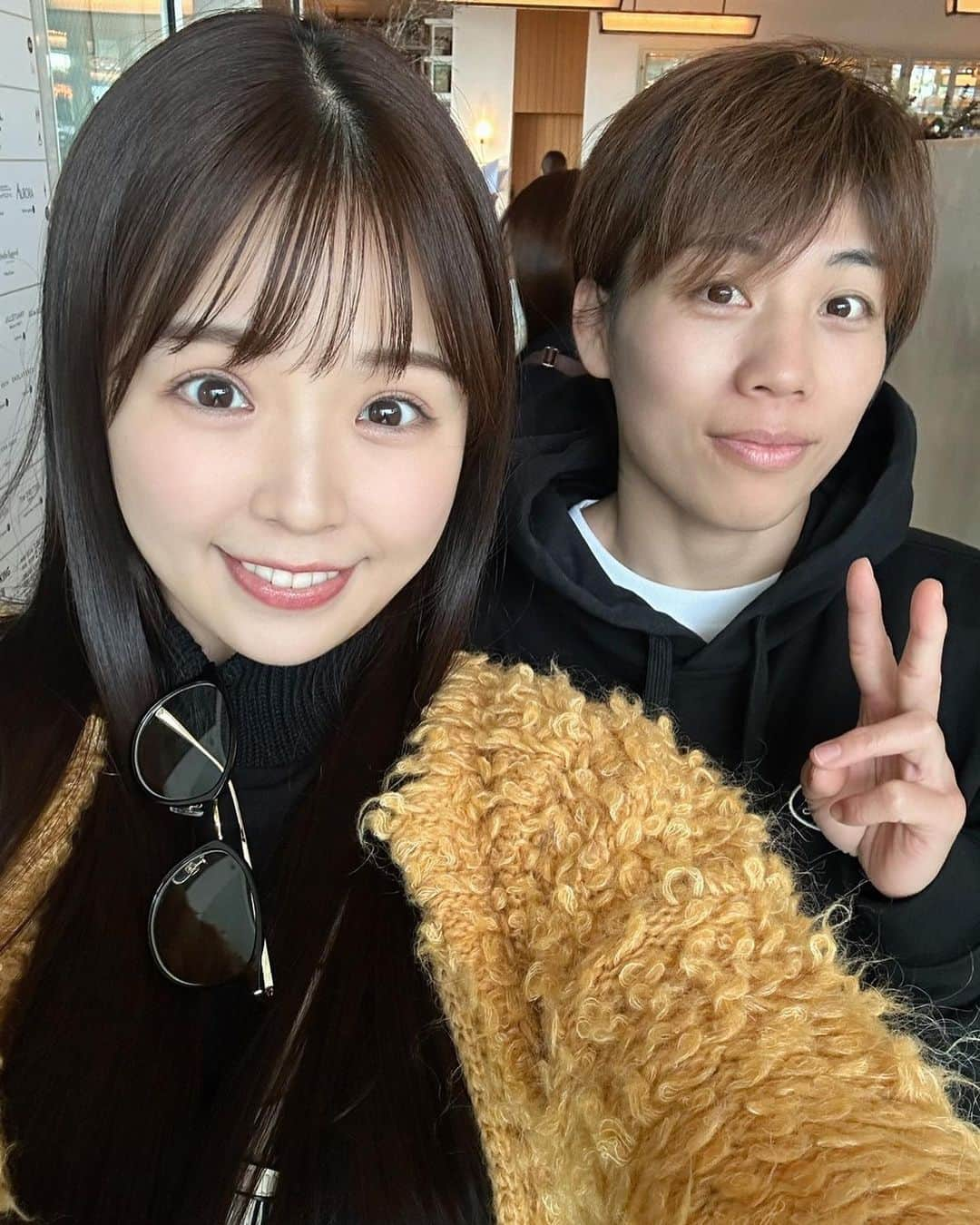 浜崎朱加のインスタグラム：「ひっさしぶりのなっちゃん✨  また近々ね✌️」