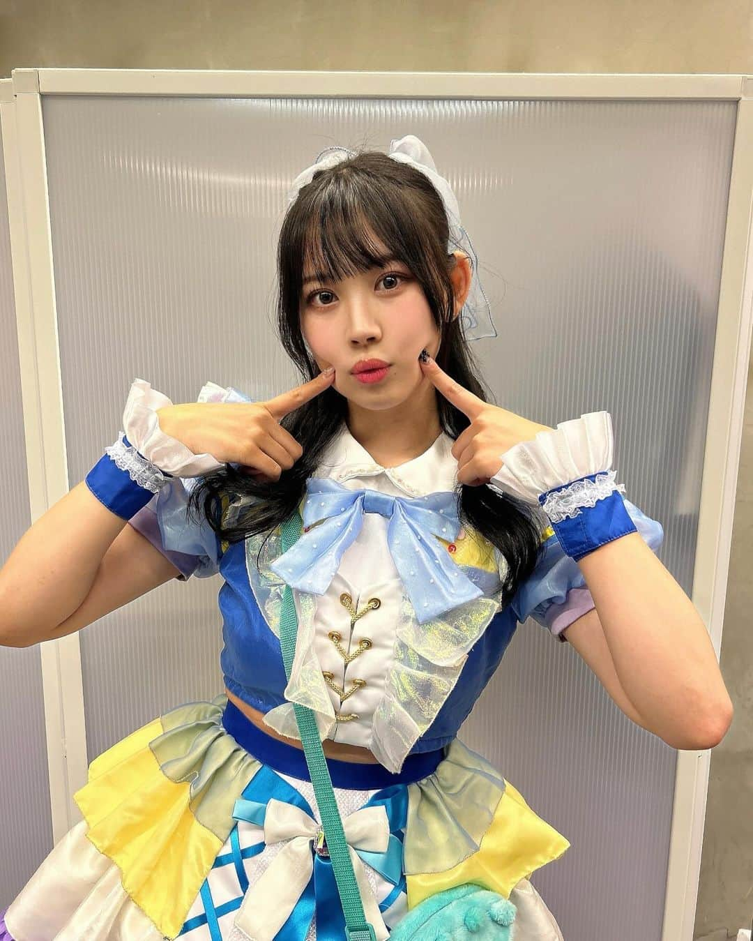 篠見星奈さんのインスタグラム写真 - (篠見星奈Instagram)「. MARQUEE祭mini Vol.178 お越しくださった皆さんありがとうございました💙✨  今日はハーフアップだったよ〜！ このでかリボンお気に入りです🎀  . #あまいものつめあわせ #あまつめ #アイドル #篠見星奈」11月25日 20時07分 - shinomi_seina