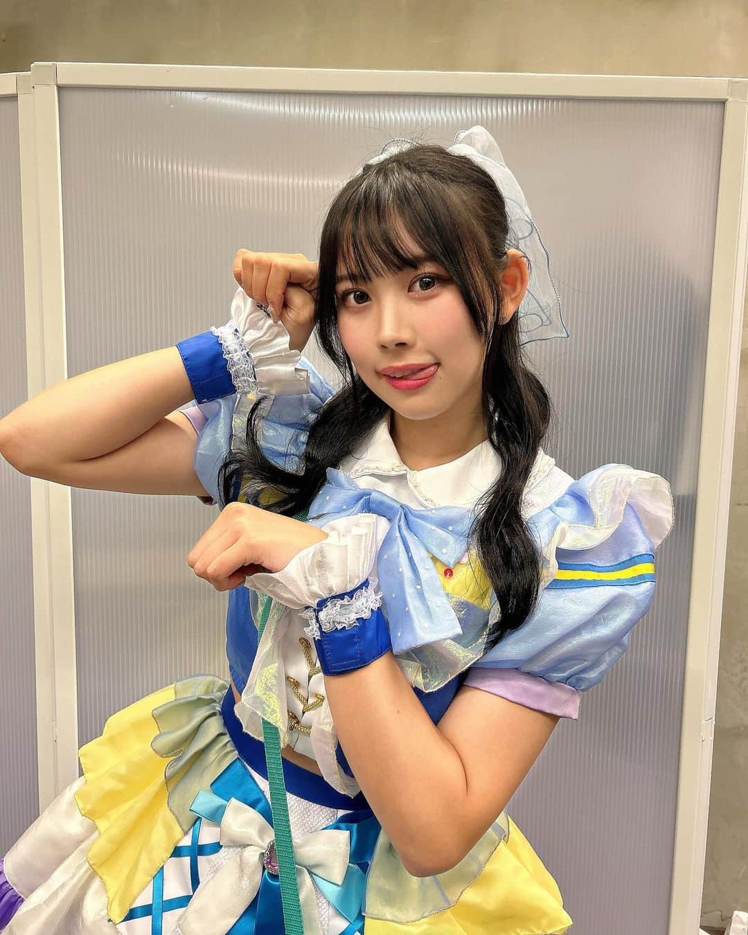 篠見星奈さんのインスタグラム写真 - (篠見星奈Instagram)「. MARQUEE祭mini Vol.178 お越しくださった皆さんありがとうございました💙✨  今日はハーフアップだったよ〜！ このでかリボンお気に入りです🎀  . #あまいものつめあわせ #あまつめ #アイドル #篠見星奈」11月25日 20時07分 - shinomi_seina