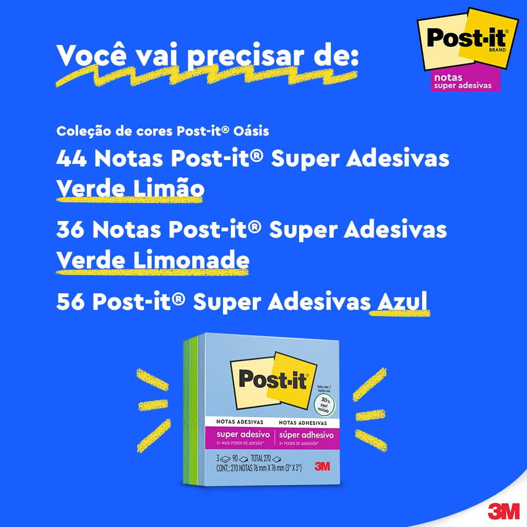 Post-it Brasilさんのインスタグラム写真 - (Post-it BrasilInstagram)「Dê um toque criativo ao seu espaço com um pequeno mural neste com suas Notas Post-it® Súper Adesivas. Aceita o desafio? 🍦  #LiberaTusIdeas #PostitArt #NotasSúperAdhesivas」11月25日 21時00分 - postitbrasil