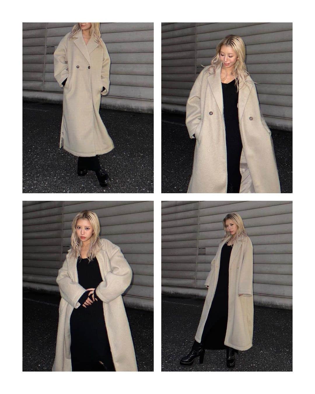のインスタグラム：「2023 WINTER COLLECTION ・ 𝗖𝗢𝗡𝗧𝗥𝗔𝗦𝗧 ・ DIRECTOR 華 @_hana.87_  ーーーーーーーーーーーーーーーーー  23' WINTER OUTER  ☑︎ニットシャギーロングコート ¥13,990tax in BLACK/BEIGE/D.GRAY FREE  ーーーーーーーーーーーーーーーーー ・ ・ #EGOIST #egoist #エゴイスト #エゴ #冬 #冬コーデ #winter #coordinate #contrast」