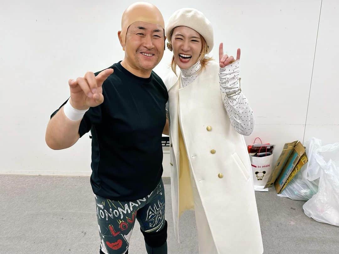 武藤愛莉のインスタグラム：「本日、神奈月さんのソロライブに行ってきました☺️ モノマネLOVEでいっぱいの素敵なLiveでした！  なんとなんとJPさんにもお会いしましたー！！🫶」