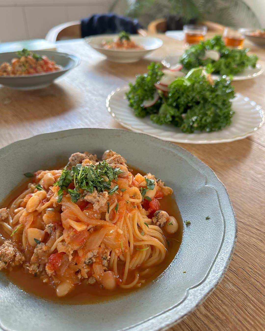 水上京香さんのインスタグラム写真 - (水上京香Instagram)「⁡ 今月2回目の、valley cooking👩‍🍳✨ 食べてみたかった、初ZEMBパスタもモチモチで美味しかった🍝 来月も楽しみだなぁ〜」11月25日 21時35分 - kyokaminakami_official