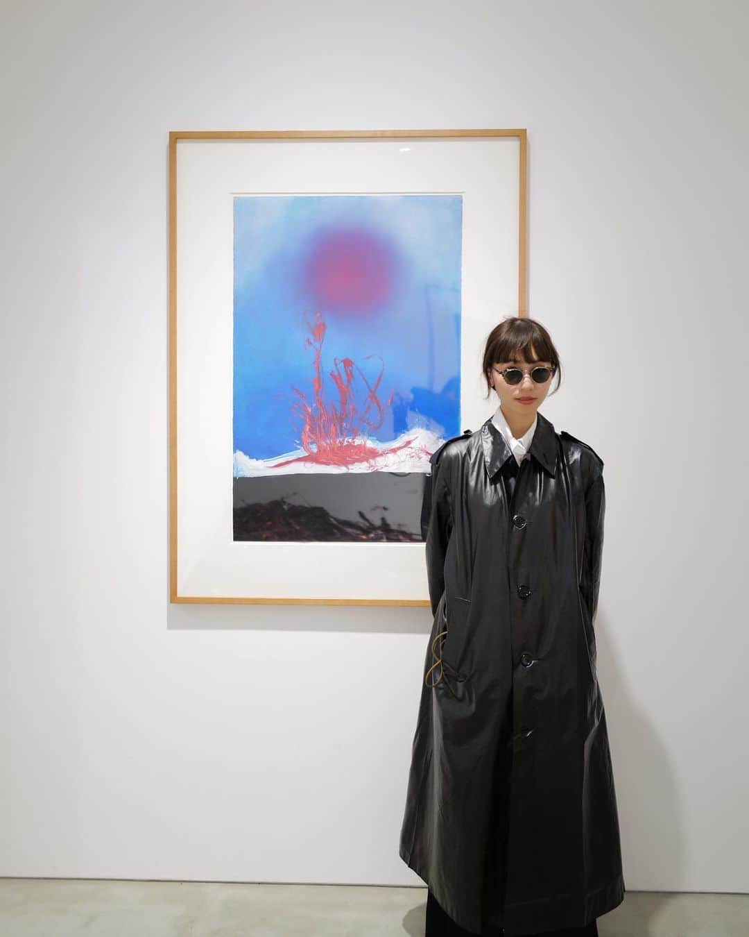 seikaのインスタグラム：「アート作品を見にいくときは、 この作品持ち帰りたい！っていう 作品の前で記念撮影をし、 ⁡ あとは黙々と見て感じる、のみ！！」
