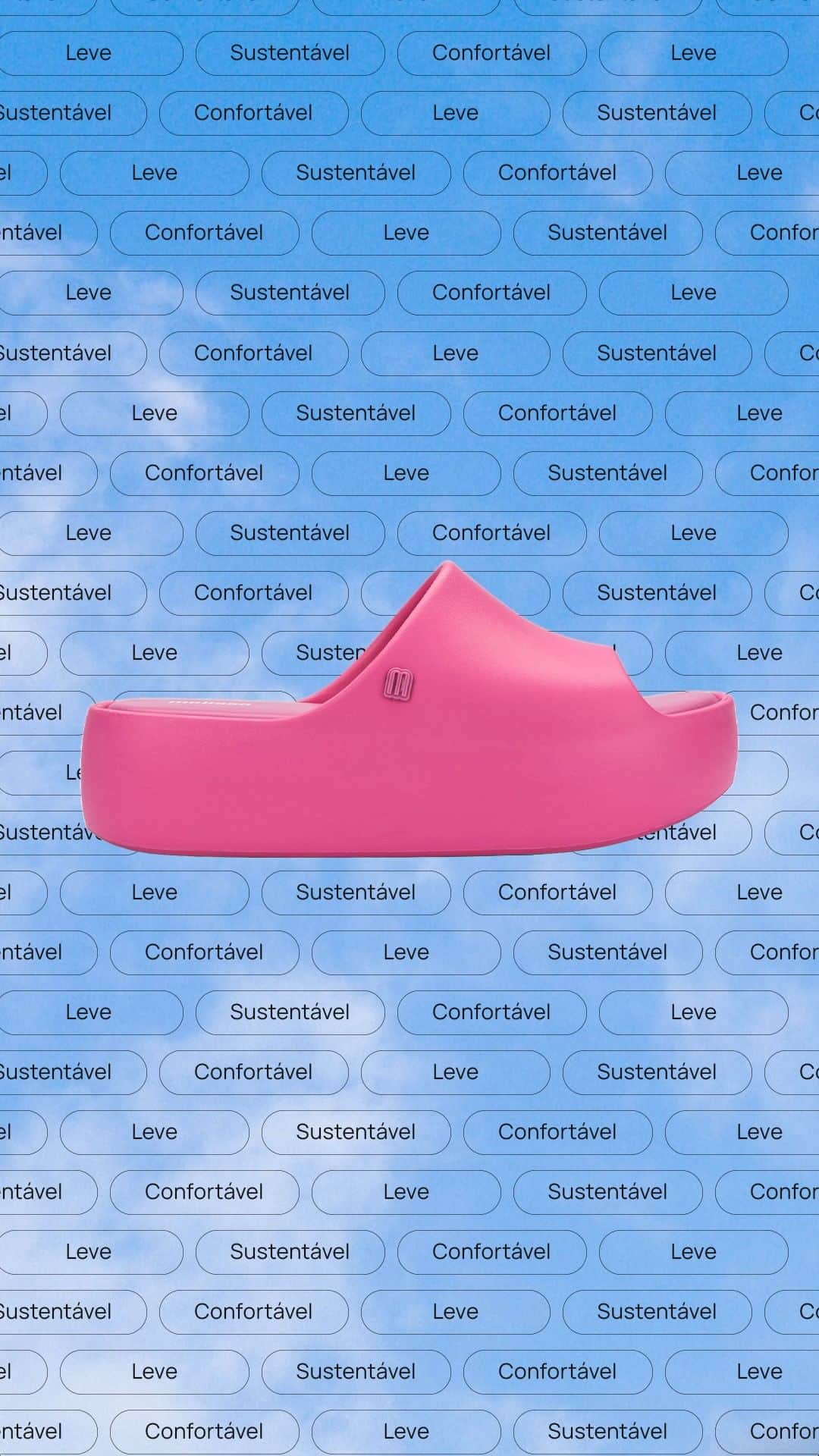 メリッサのインスタグラム：「Queria: um modelo para o verão 🙏⁣ Recebeu: isso e muito mais! 🤲⁣ #MelissaFreePlatformSlide disponível agora no #ClubeMelissa e na loja virtual! 🍃」