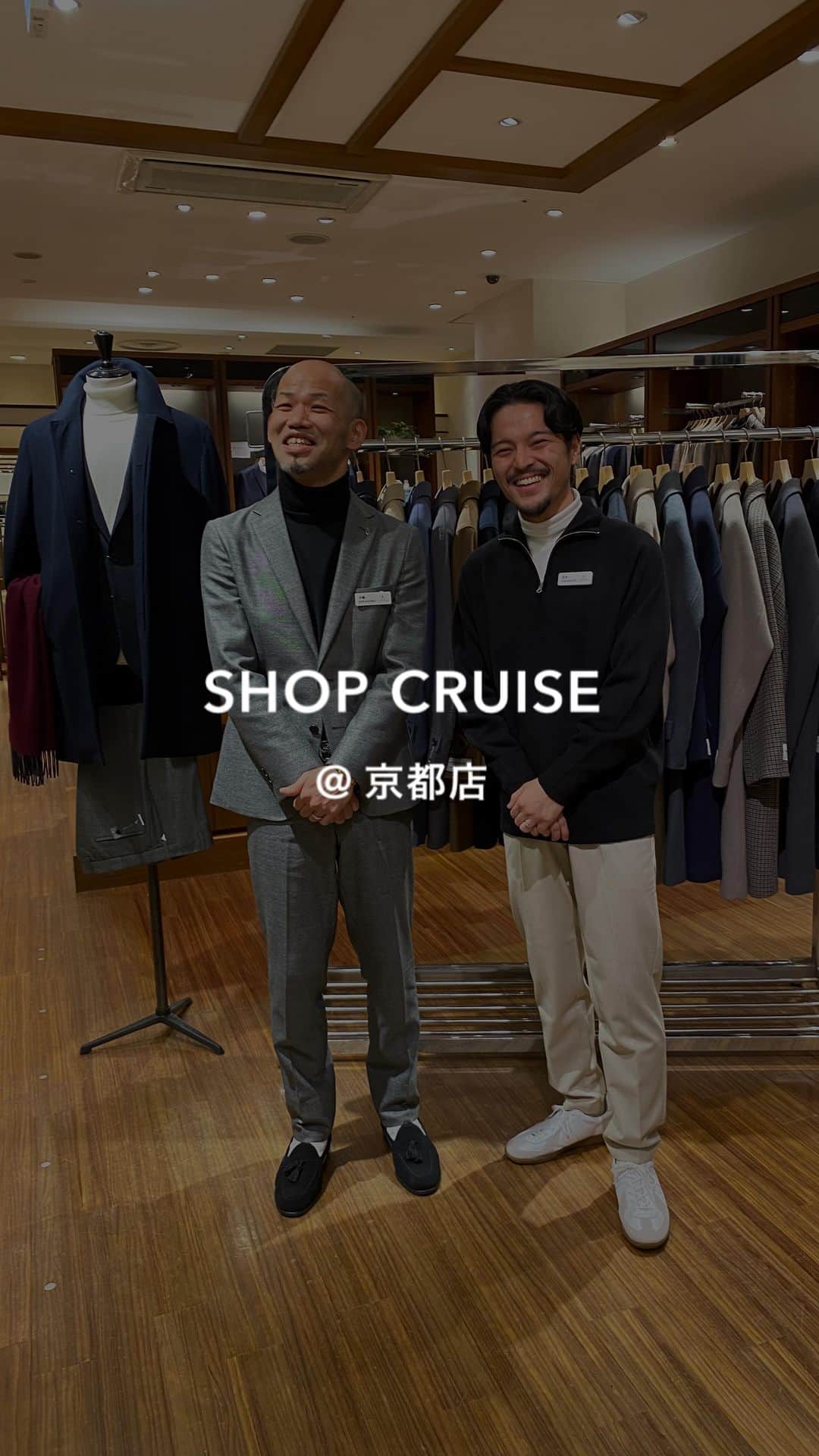 green label relaxingのインスタグラム：「本日もご視聴頂き ありがとうございました😊  京都店より、 「京都店スタッフ厳選！シーン別おすすめアウター特集」 のご紹介致しました✨  ▼ご紹介アイテムはこちら💁 https://store.united-arrows.co.jp/s/brand/glr/feature/fg202200626/  ▼STAFF Sakamoto 168cm @yuta611119 Nakashima 173cm ▼天の声　 Akioka @a0i_aki0ka  #greenlabelrelaxing #グリーンレーベルリラクシング #アウター #コートコーデ #アウターコーデ #チェスターコート #ステンカラーコート」