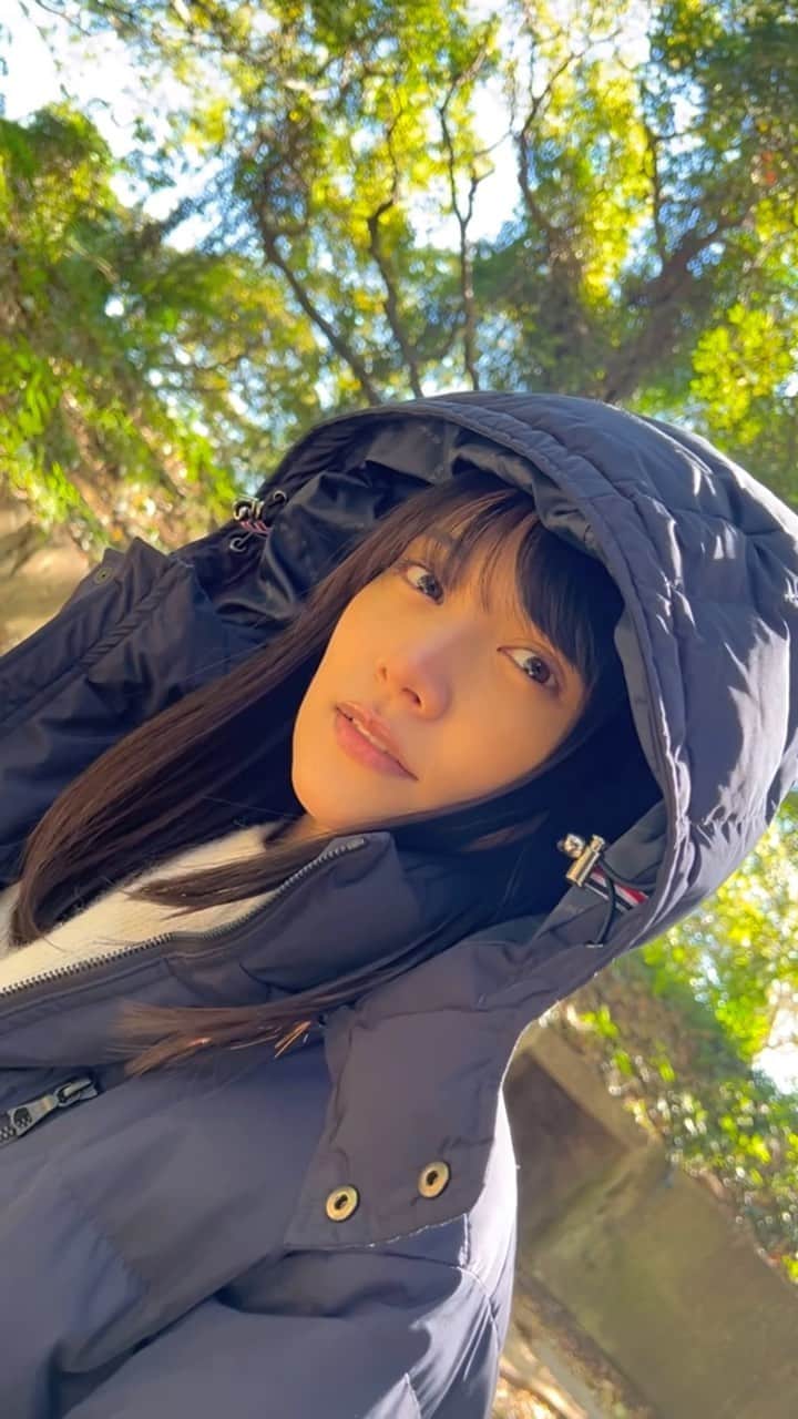 松永有紗のインスタグラム：「🍃✨🐷🌙🌱  #happy #nature #リール」
