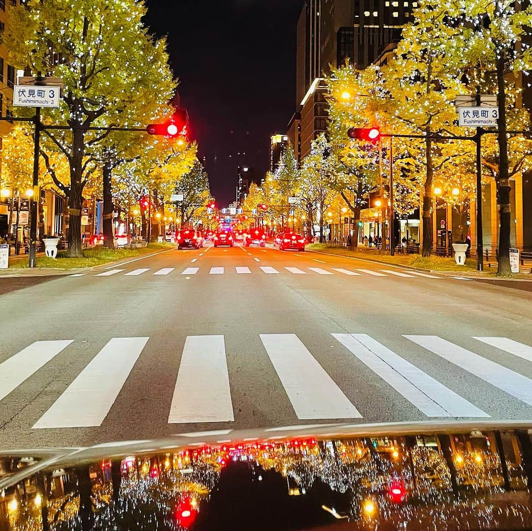 小嶋晶子さんのインスタグラム写真 - (小嶋晶子Instagram)「車をピカピカに洗車したので御堂筋イルミネーションを見に…。キラキラ好きの母のテンションぶちアガり⤴︎良い親孝行になったかなぁ？www  ✨Midosuji Illumination2023✨ This grand illumination event drapes Midosuji, Osaka’s iconic street, in gentle lights.  #midousuji #midousujiillumination #osaka #japan」11月25日 22時16分 - kojimamajiko