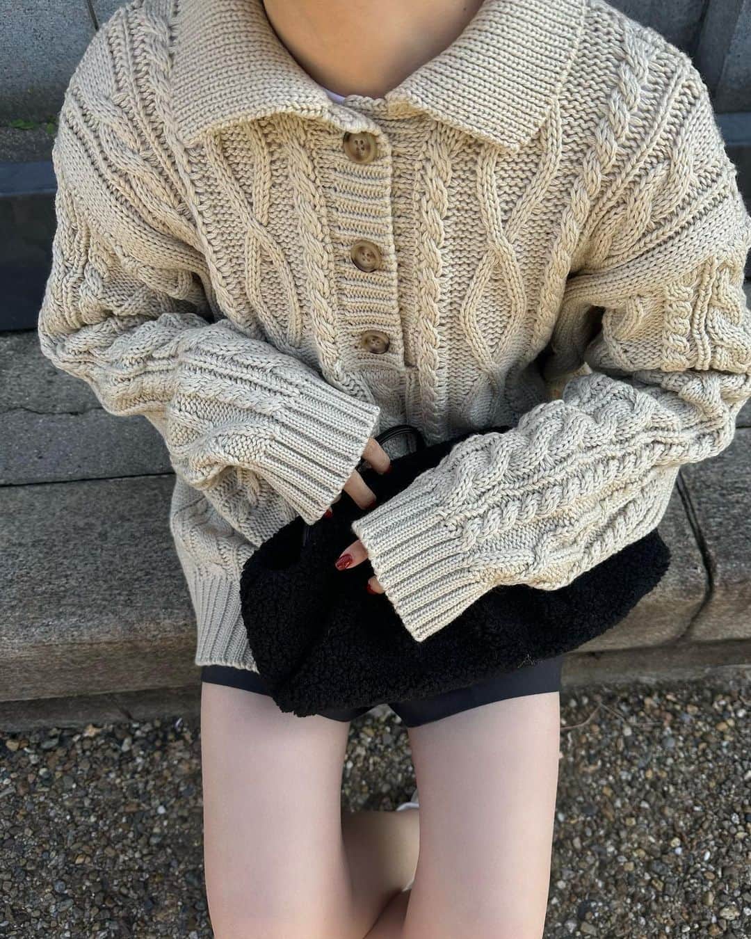 kannnaのインスタグラム：「ちょと前の♡ 足を出すのが寒くて 厳しくなりつつあるヨ🥶」