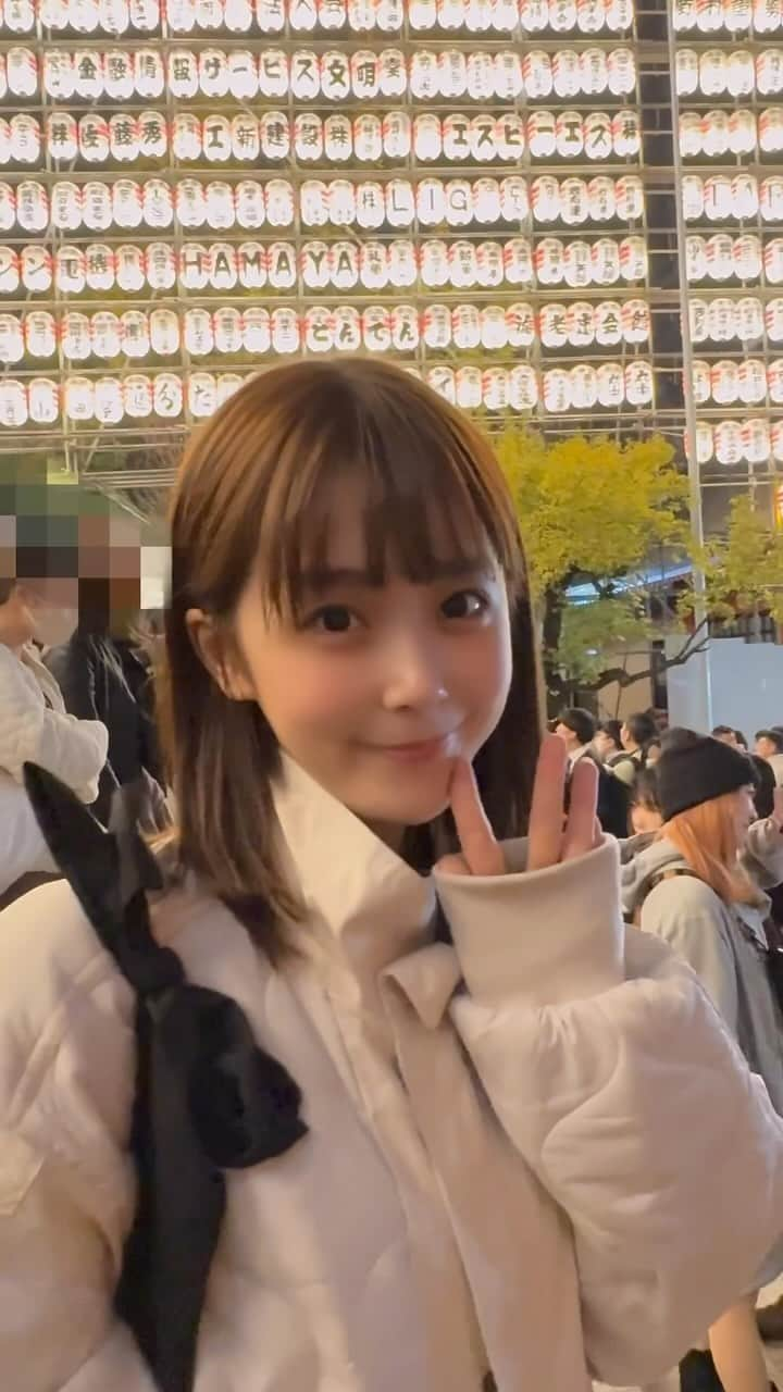 古川杏のインスタグラム：「酉の市⭐️人がいっぱいだったよ🙃🙃」