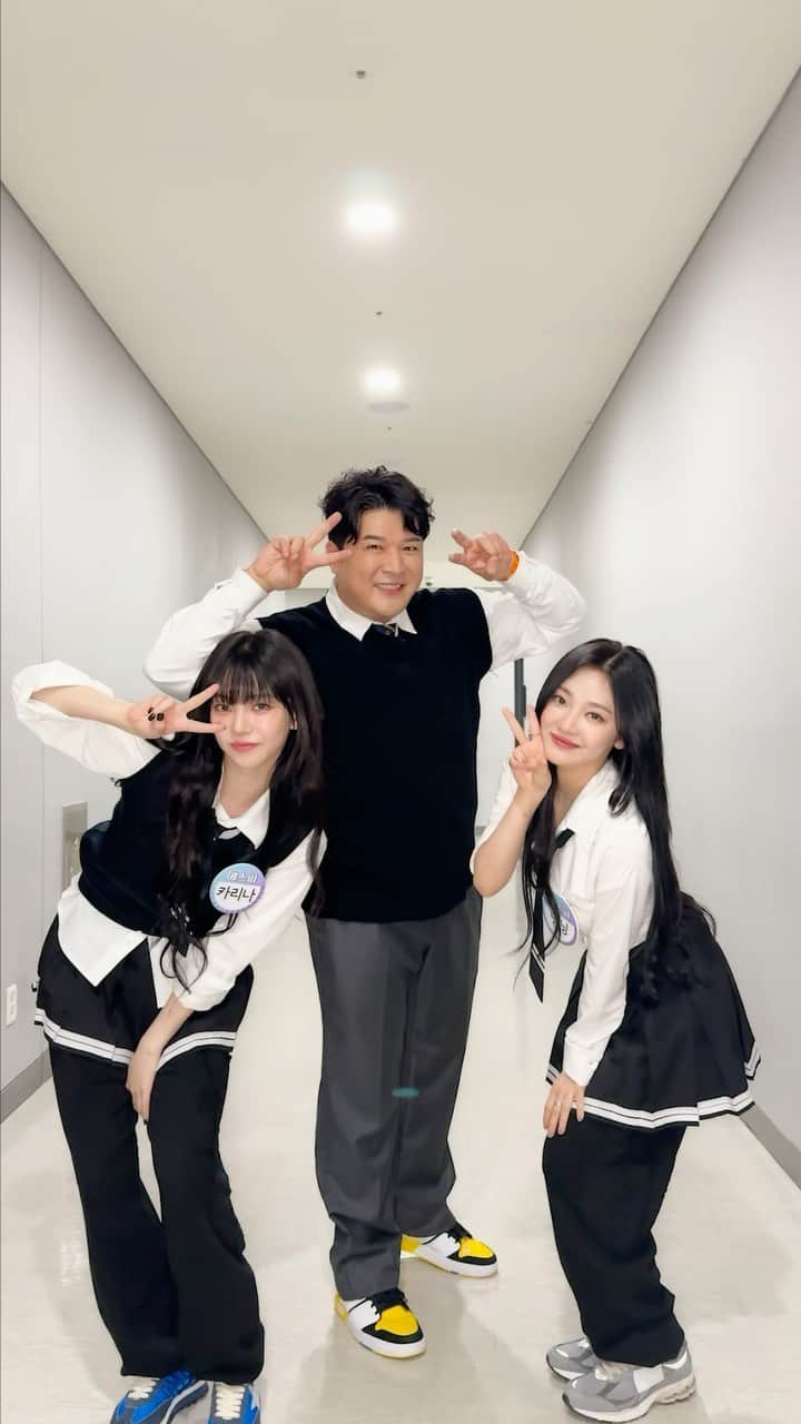 aespaのインスタグラム：「#ImtheDrama with #SHINDONG 🎞️  #SUPERJUNIOR @superjunior #신동 @earlyboysd #KARINA #카리나 @katarinabluu  #NINGNING #닝닝 @imnotningning #aespa #Drama #aespaDrama」