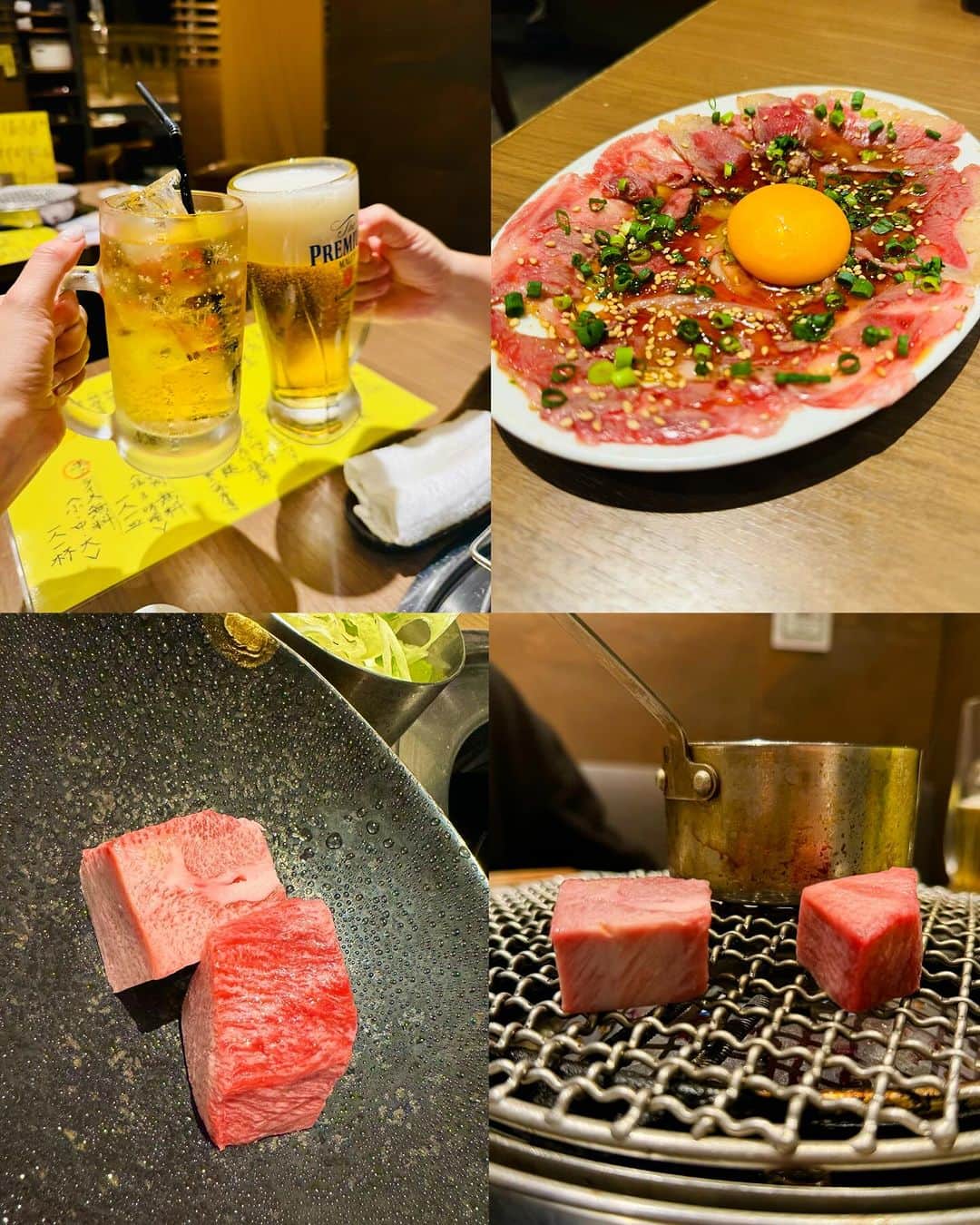 小松彩夏さんのインスタグラム写真 - (小松彩夏Instagram)「⁡ ⁡ 先日、大好きな【タンとタン焼肉いわしげ】へ 行ってきました🥩 ⁡ 私、タンが大好きなんです...😍❤️ ⁡ 仙台に引っ越してきてから今まで以上にタンを食べるようになって、なかなかタンにはうるさくなった私🙋‍♀️笑 ⁡ そんな私を大満足させたコースがこちら💁‍♀️✨ ⁡ タンの魅力を一通り楽しめる定番の 【タンとタンおまかせコース】  〜コース内容〜 一、キムチ 一、ナムル 一、特選黒タン炙りユッケ 一、特選黒タンのサイコロステーキ 一、特選タンのステーキ/ネギタン/ニンニクタンの3種盛り合わせ 一、牛タンつくね 一、本日の特選和牛焼肉3種盛り合わせ 　　(特選カルビ /特選ロース/ 得意のツラミ) 一、特選タンのシャブシャブ 一、牛タンタン麺 ⁡ まず、すごい量ですよね😂⁉️ ⁡ それが驚くほど美味し過ぎてペロリなのです😜❤️ ⁡ 特に私が好きなのは特選黒タン炙りユッケ✨ 新鮮なタンを卵に絡めて食べると…、もう優勝🏆👏 ⁡ あとは特選タンのシャブシャブ✨ 柔らかいタンを軽くシャブシャブして、お出汁と塩昆布に絡めて食べたらもう幸せすぎます...❤️ ⁡ 最後の〆の牛タンタン麺まで本当にどれも美味しくて、タンを堪能することができました😍タンを堪能‼️笑 ⁡ 五反田駅からすぐでアクセスも👍 五タン田‼️😋笑 ⁡ またオススメのお店紹介しまーす❣️ ⁡ 一一一一一一一一一一一一一一一一一一一一一一一一 ⁡ 📍 【タンとタン焼肉いわしげ】 東京都品川区西五反田1-2-8FPGlinks五反田 8F ⁡ ランチ 11:30～14:00（LO 13:30） ディナー 17:00〜22:30（LO 22:00） ⁡ 一一一一一一一一一一一一一一一一一一一一一一一一 ⁡ ⁡ PR @yakiniku_iwashige #タンとタン焼肉いわしげ #五反田グルメ #五反田 焼肉 #五反田ディナー #五反田デート #五反田駅 #東京焼肉 #タン好き」11月25日 23時00分 - official_ayaka_502