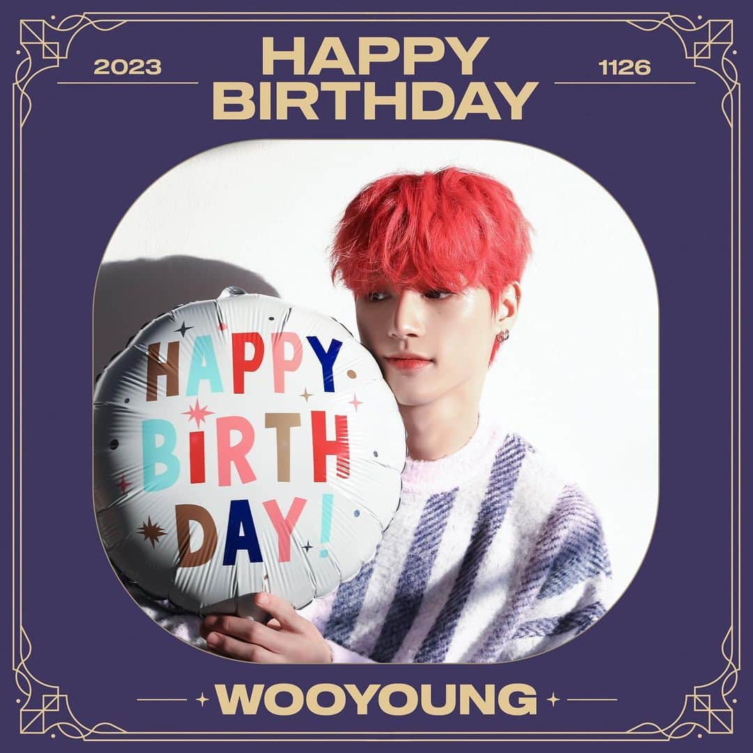 ATEEZのインスタグラム：「[🎂] HAPPY BIRTHDAY WOOYOUNG ⠀ 우영의 생일을 축하합니다🎉 사랑을 담은 축하 댓글을 보내주세요!💌 ⠀ #ATEEZ #에이티즈 #WOOYOUNG #우영 - [🎂] HAPPY BIRTHDAY WOOYOUNG ⠀ Happy birthday to Wooyoung🎉 Please leave the comments with love for him!💌 ⠀ #ATEEZ #에이티즈 #WOOYOUNG #우영」