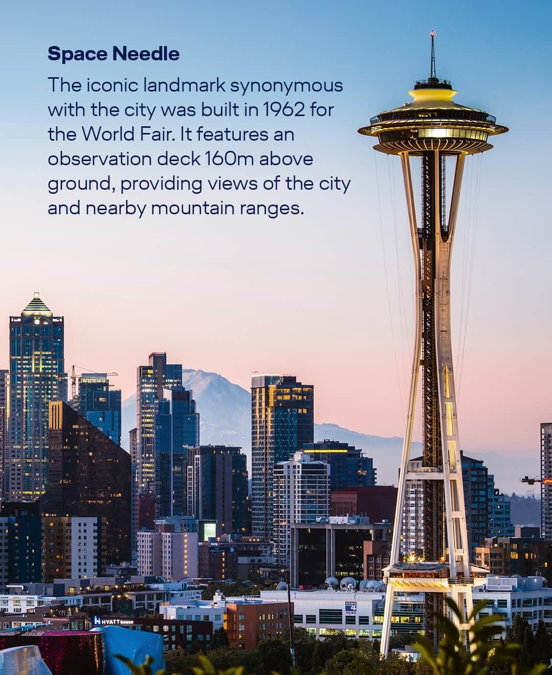 ルフトハンザさんのインスタグラム写真 - (ルフトハンザInstagram)「Seattle in the spotlight: Immerse yourself in the vibrant and eclectic charm of Seattle, where breathtaking natural beauty meets urban creativity.  Check out are our tips on what to see in the next slides. #Lufthansa #Seattle」11月26日 1時01分 - lufthansa