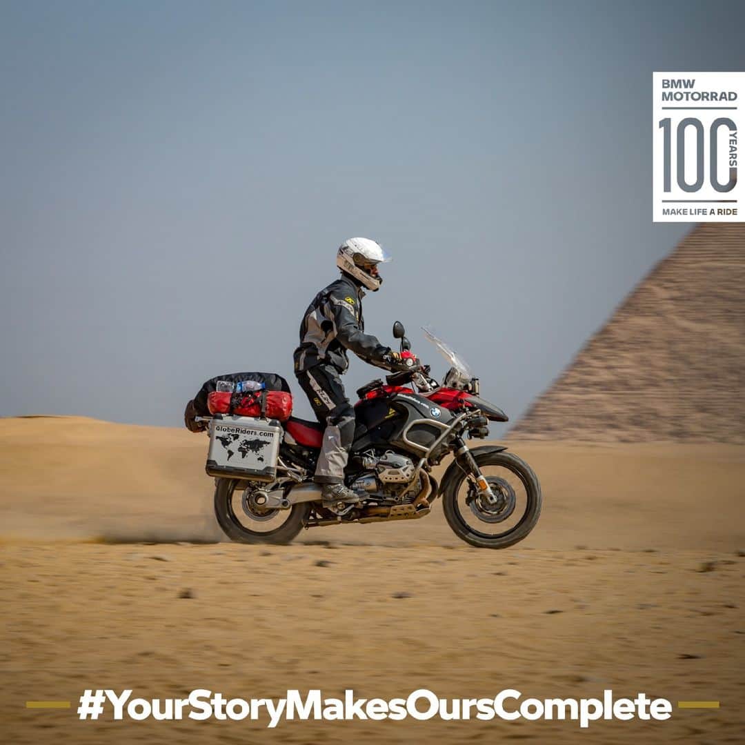 BMW Motorrad Japanのインスタグラム：「1982年から1992年にかけて、ノルウェー・クリスチャンサン出身のヘルゲ・ペデルセンは、 BMW R 80 G/Sとともに世界を股にかける冒険の旅へ出かけました。  総走行距離40万km以上にも及ぶ彼の旅を支えたのは、BMW GSの確かな信頼性でした。  📸: @globeriders  #MakeLifeARide #SpiritOfGS #100YearsBMWMotorrad #BMWMotorrad」