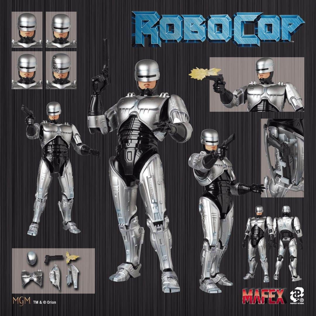 のインスタグラム：「2023年12月発売予定🦾🦿👊💥  #medicomtoy #メディコムトイ #mafex #ROBOCOP #ROBOCOP2」