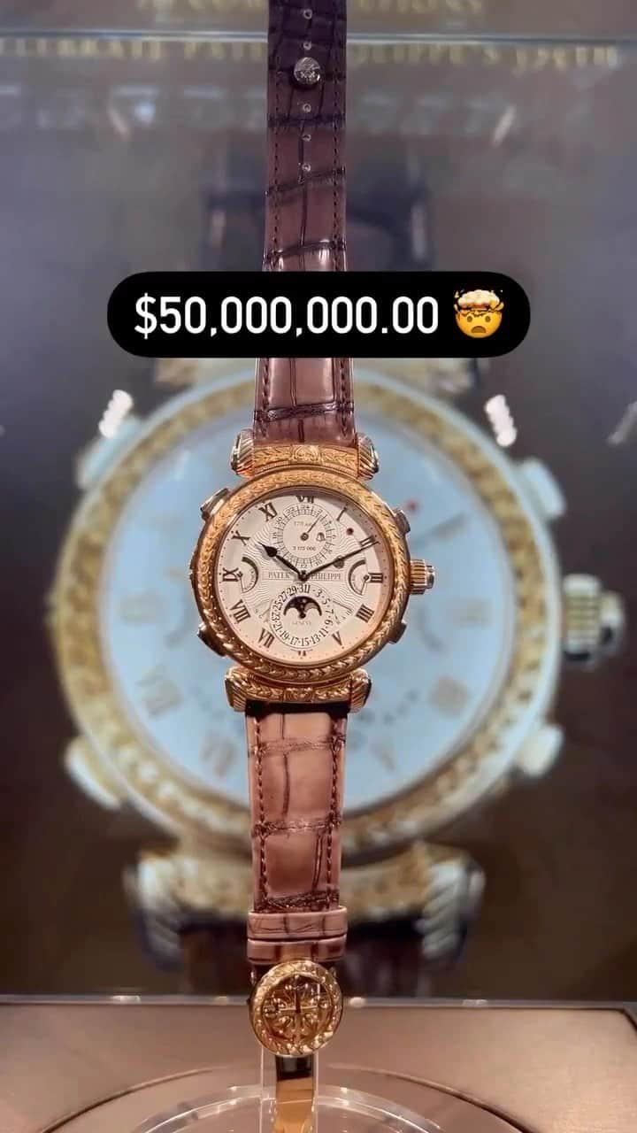 The Luxury Lifestyle Magazineのインスタグラム：「The King of All Pateks 👑 ✨1 of 7 , the Grand Master Chime is worth a whopping $50,000,000.   By @swisswatches」