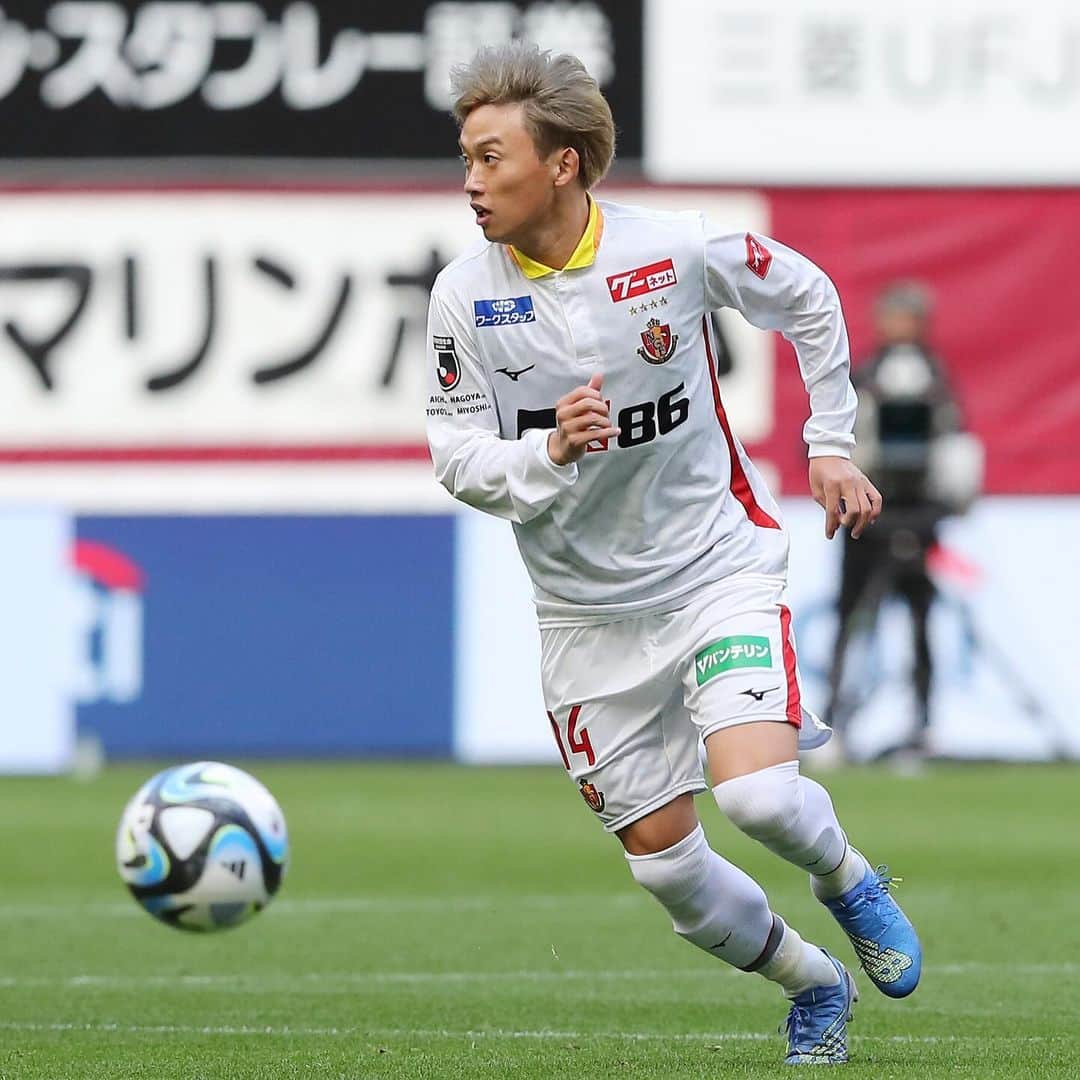 名古屋グランパスさんのインスタグラム写真 - (名古屋グランパスInstagram)「2023明治安田生命J1リーグ 第33節　vs ヴィッセル神戸  #森島司 #森下龍矢 #永井謙佑 #米本拓司 #前田直輝 #山田陸 #中谷進之介 #和泉竜司 #中島大嘉  #つむぐ #名古屋グランパス #grampus」11月26日 11時53分 - nagoyagrampus