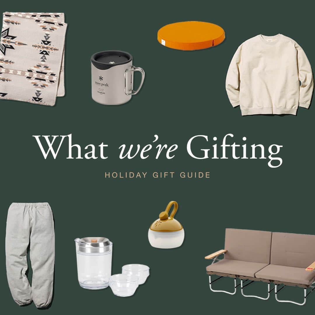 Snow Peak USAのインスタグラム：「There’s a unique delight in selecting the perfect present for a loved one. To help you on your gifting quest this season, we’ve prepared five lists for the Homebody, First-Time Camper, Host, Snow Peak Pro and Foodie. Head to the blog for inspiration.」