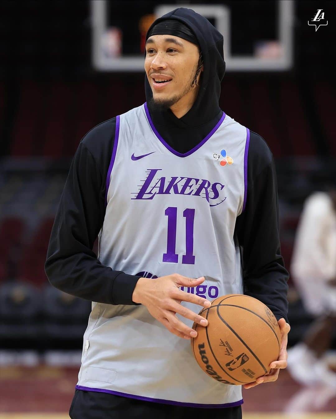 Los Angeles Lakersのインスタグラム：「Morning reps」