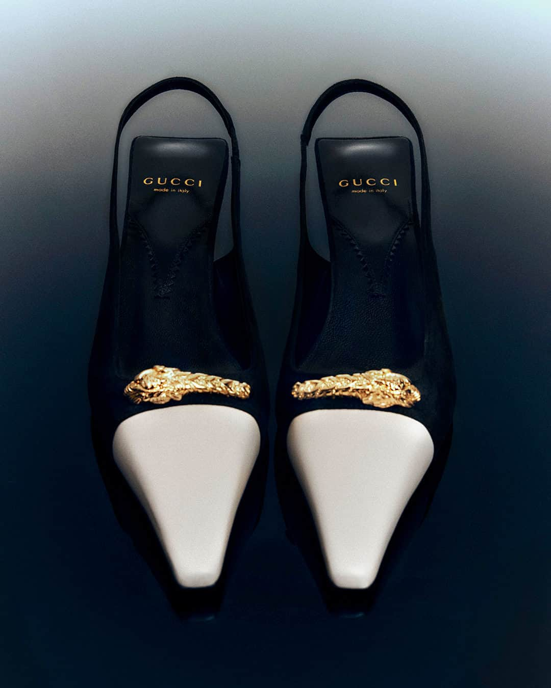 ネッタポルテのインスタグラム：「PERFECT PUMPS: As soon as @gucci's 'Louisa' slingback pumps walked the Fall '23 runway, they've been on our wish list ever since.   Tap the link to shop at #NETAPORTER.」