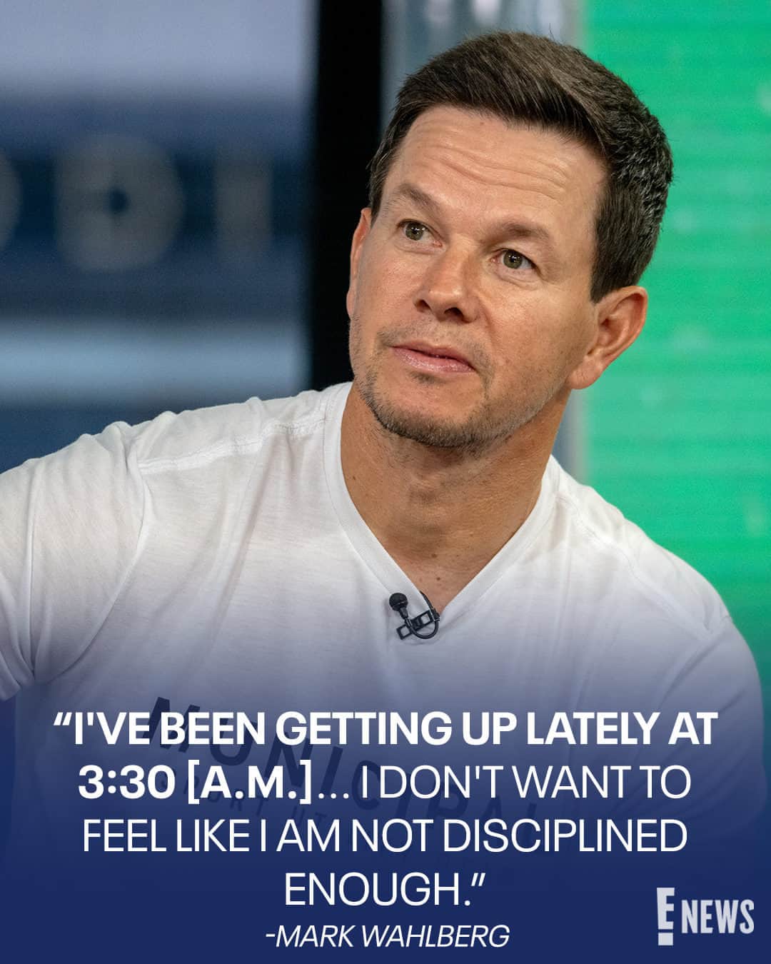 E! Onlineのインスタグラム：「Not Mark Wahlberg starting his day while we're still scrolling TikTok before bed. 😭 Link in bio for why he's such an early riser. (📷: Getty)」