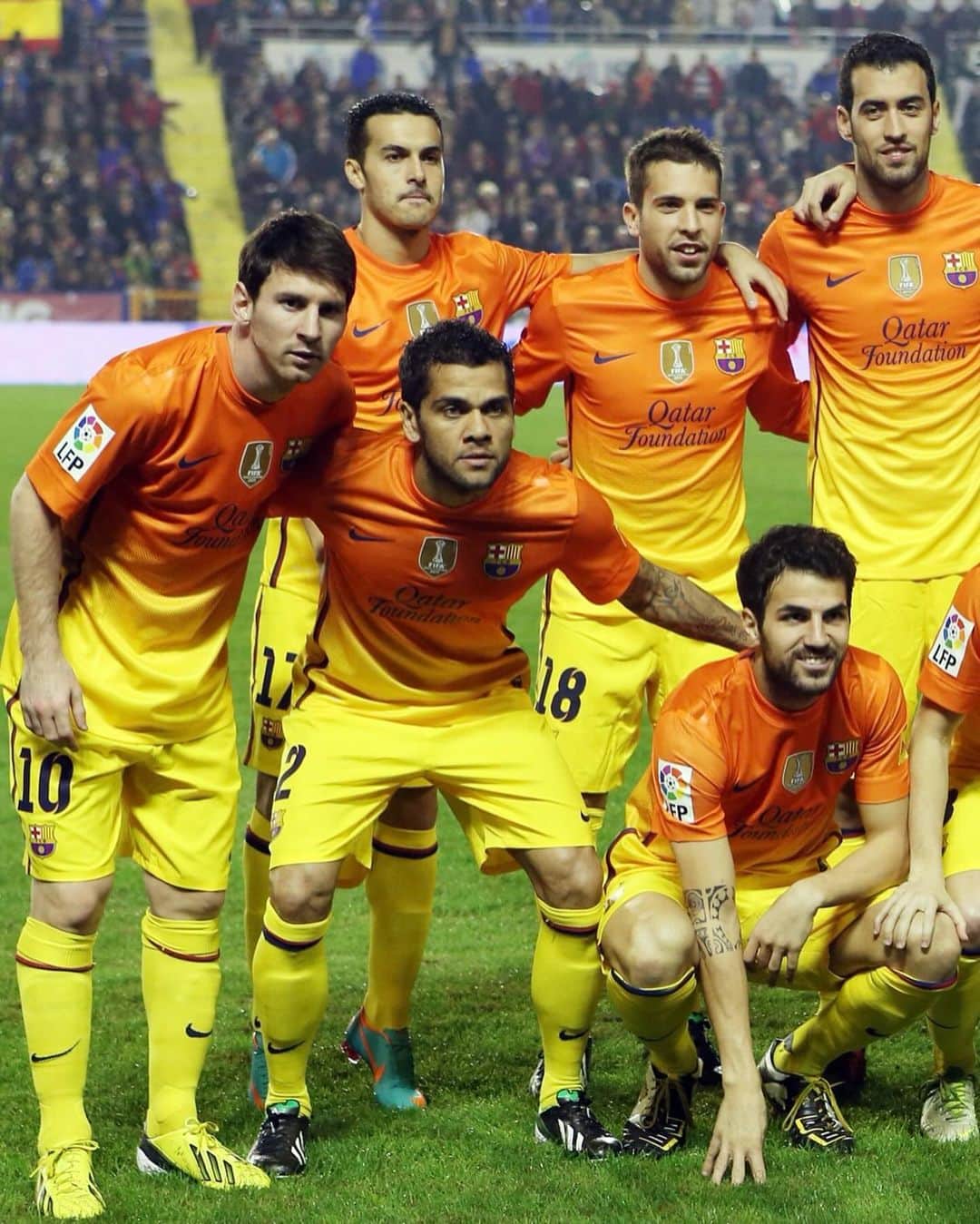 FCバルセロナのインスタグラム：「#OTD in 2012, we played with 11 players #MadeInLaMasia when Montoya came on for Dani Alves in the second half. 💙❤️」