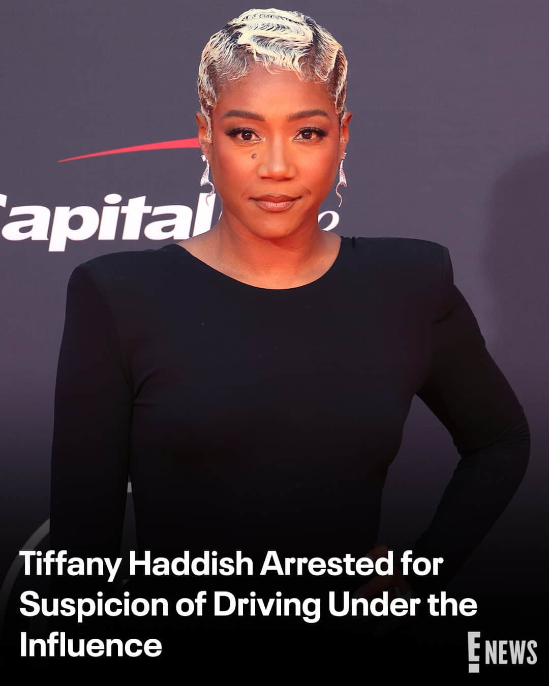 E! Onlineのインスタグラム：「Tiffany Haddish has been arrested. Link in bio for everything we know about her brief time in police custody on suspicion of driving under the influence. (📷: Getty)」