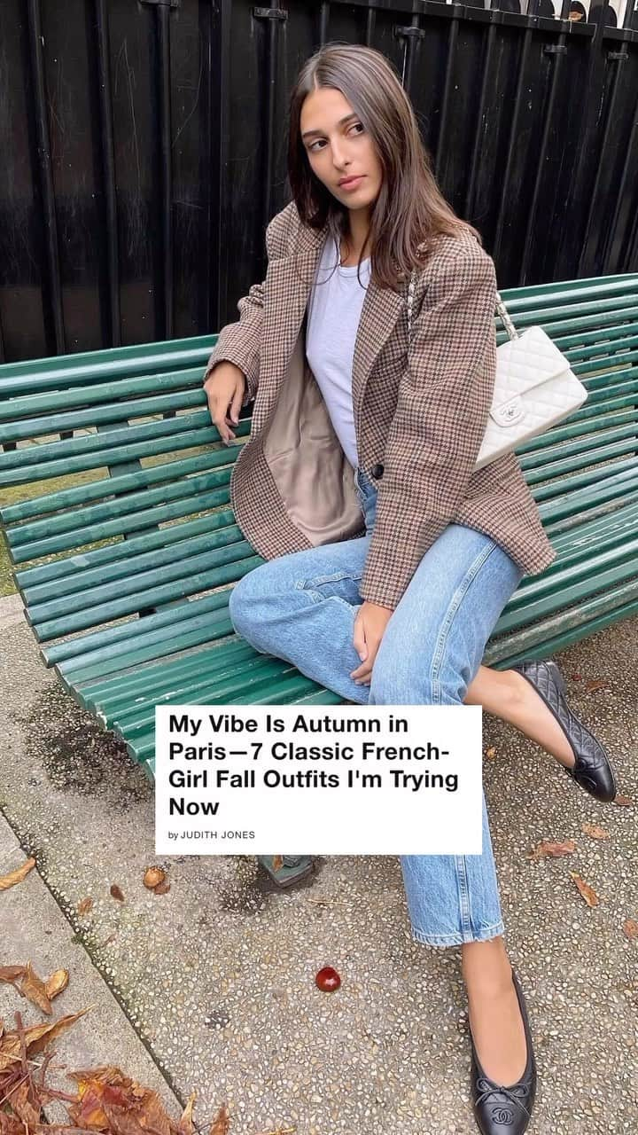 WHO WHAT WEARのインスタグラム：「There are few things that are more quintessentially “fall” than autumn in Paris. Many of the chic wardrobe essentials we associate with French-girl style—think relaxed blazers, trench coats, and cute cardigans—are perfectly suited for the crisp and cozy weather. At the link in our bio, find 7 fall outfit ideas for channeling your inner Parisian.  photos: @annelauremais, @salome.mory, @lenafarl, @vikilefevre, @frannfyne, @sylivemus_, @leasy_inparis」