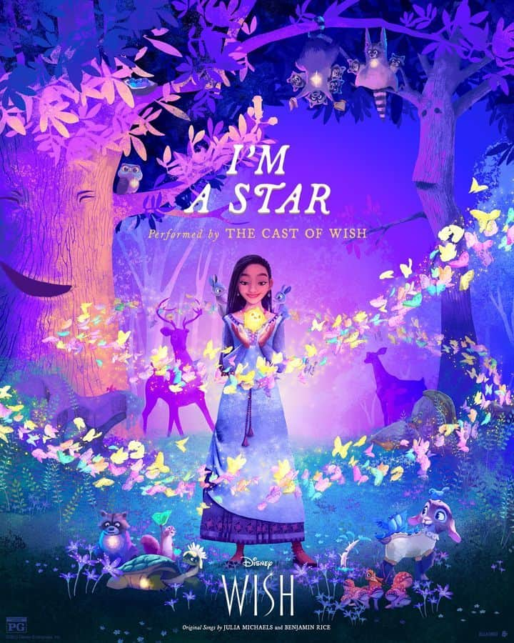 Disneyさんのインスタグラム写真 - (DisneyInstagram)「Check out these incredible music posters inspired by Disney's #Wish, created by Bella Grace. 🎨🎶  The new musical classic is now playing only in theaters.」11月26日 7時18分 - disney