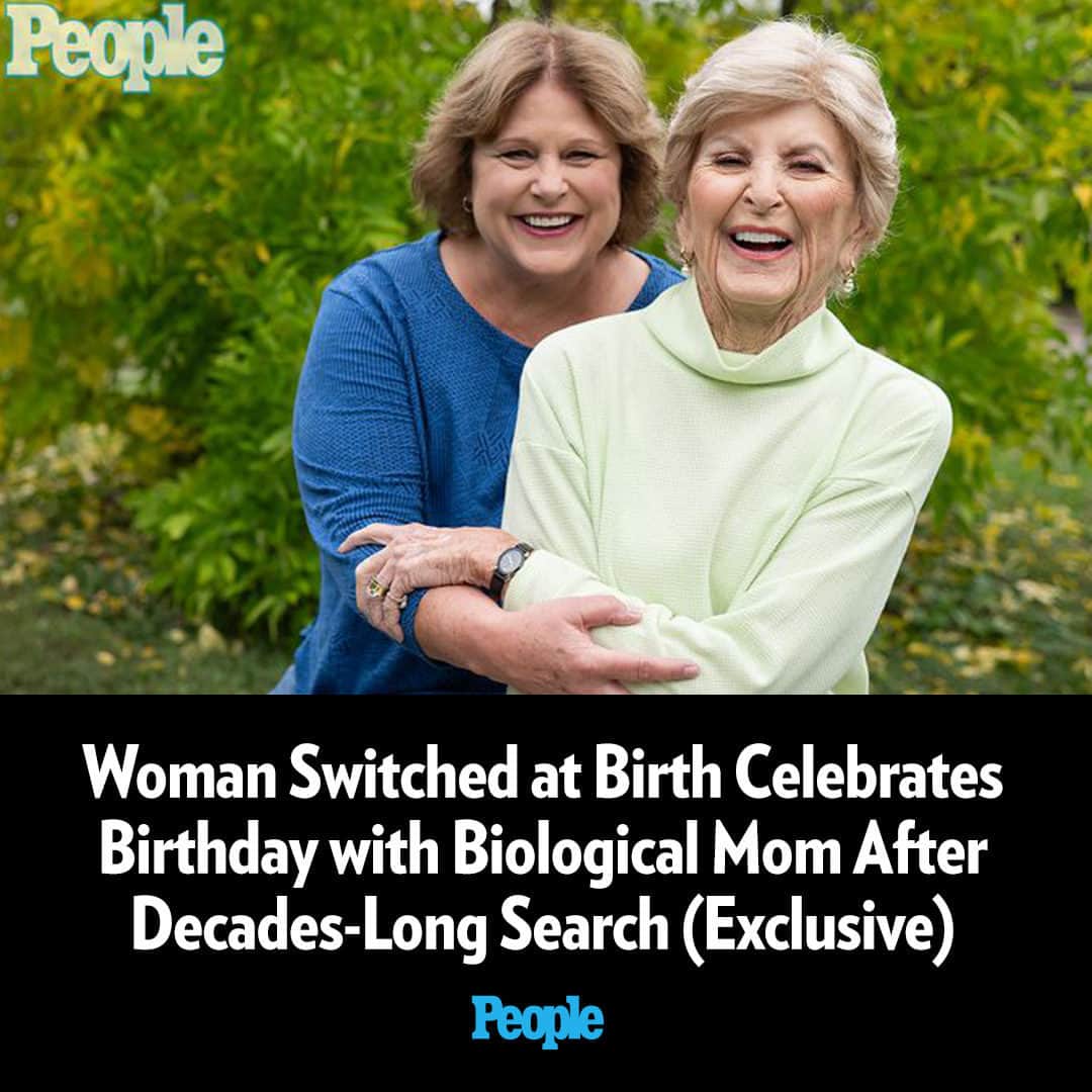 People Magazineのインスタグラム：「For as long as she can remember, Diane Bazella has been consumed by the dream of spending her birthday with the woman who gave birth to her and placed her for adoption.  The long-held dream came true one afternoon last September, when Bazella turned 63 and celebrated her birthday alongside birth mom Sherri Geerts with a long lunch and shopping in Bazella’s hometown of Minnetonka, Minn.   What Bazella never imagined was how long it would take and how complex the journey would be. Her search began at age 5 when her parents told her she had been adopted. In 2021, after questions about the results of a DNA test had led to years of amateur detective work, Bazella not only located her birth mother but also unearthed a shocking revelation: She and another infant had been switched shortly after their births at a hospital for unwed mothers in 1960.  More on this in our bio link. | 📷: Caroline Yang」