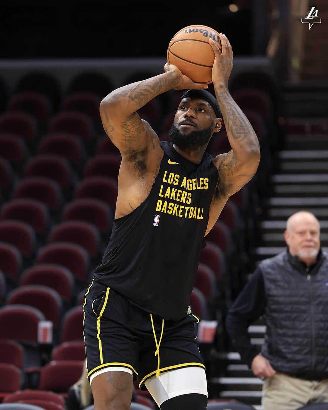 Los Angeles Lakersのインスタグラム：「Pregame reps」