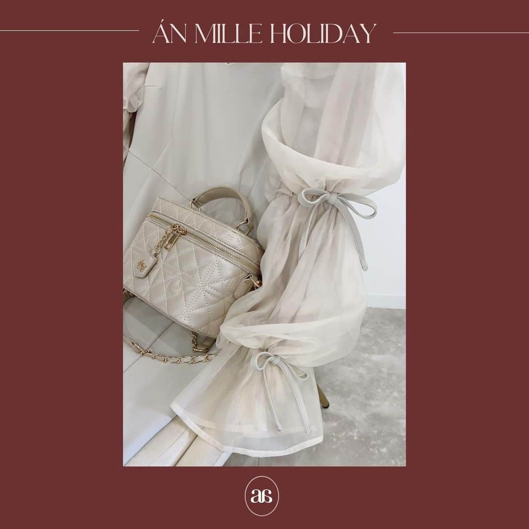 AnMILLEのインスタグラム：「Án MILLE Christmas🎄 holiday collection ‧˚ ㅤㅤㅤㅤㅤㅤㅤㅤㅤㅤㅤㅤㅤ \ 11月26日店舗に入荷予定 / #キャンディースリーブリボンOP ¥11,000 【BE/OWBK】 ㅤㅤㅤㅤㅤㅤㅤㅤㅤㅤㅤㅤㅤ ㅤㅤㅤㅤㅤㅤㅤㅤㅤㅤㅤㅤㅤㅤㅤㅤㅤㅤㅤㅤㅤㅤㅤㅤㅤ #アンミール #anmille」
