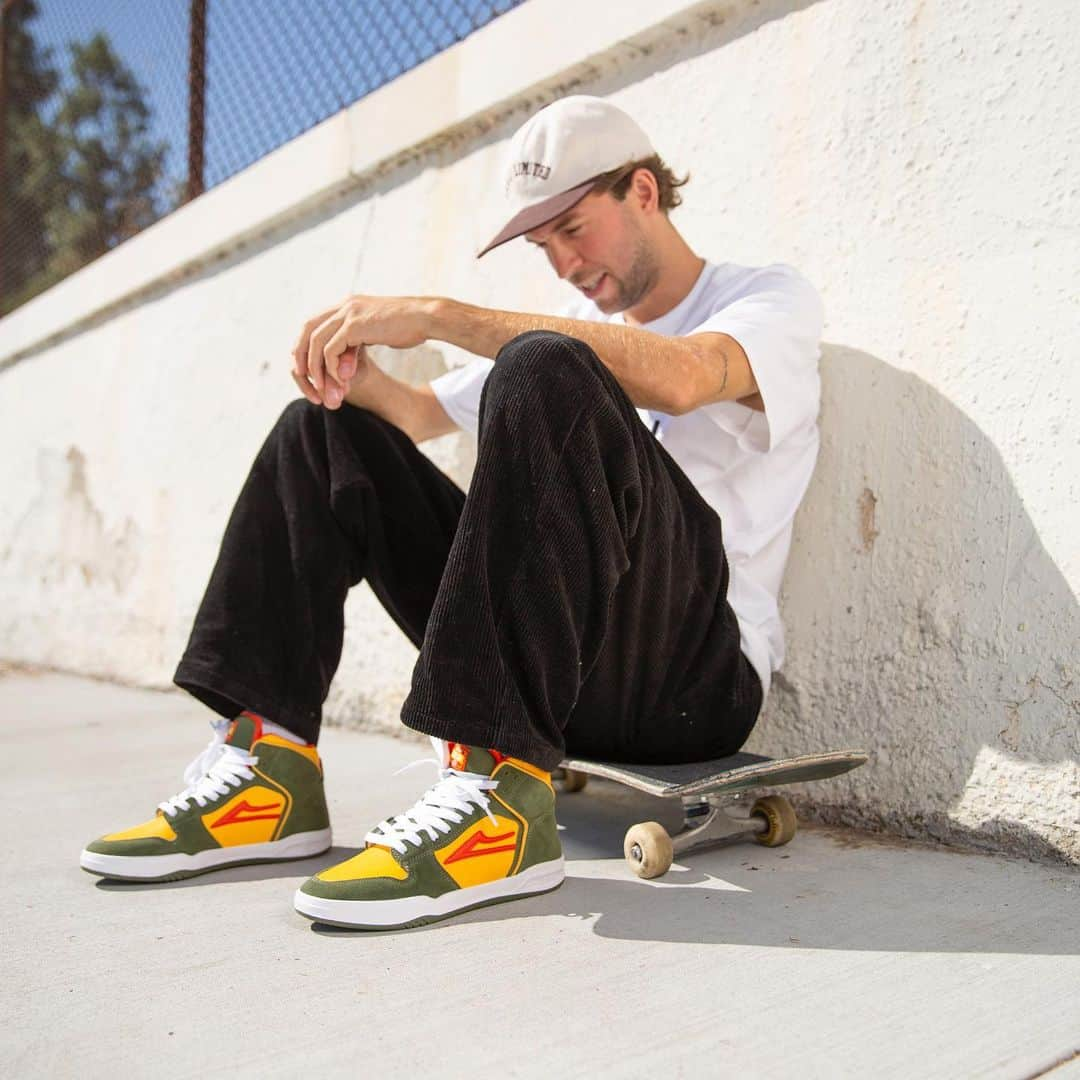 ラカイリミテッドフットウェアさんのインスタグラム写真 - (ラカイリミテッドフットウェアInstagram)「Telford in Olive/Yellow Suede Available now at skate shops and Lakai.com #Lakai」11月26日 9時12分 - lakailtd