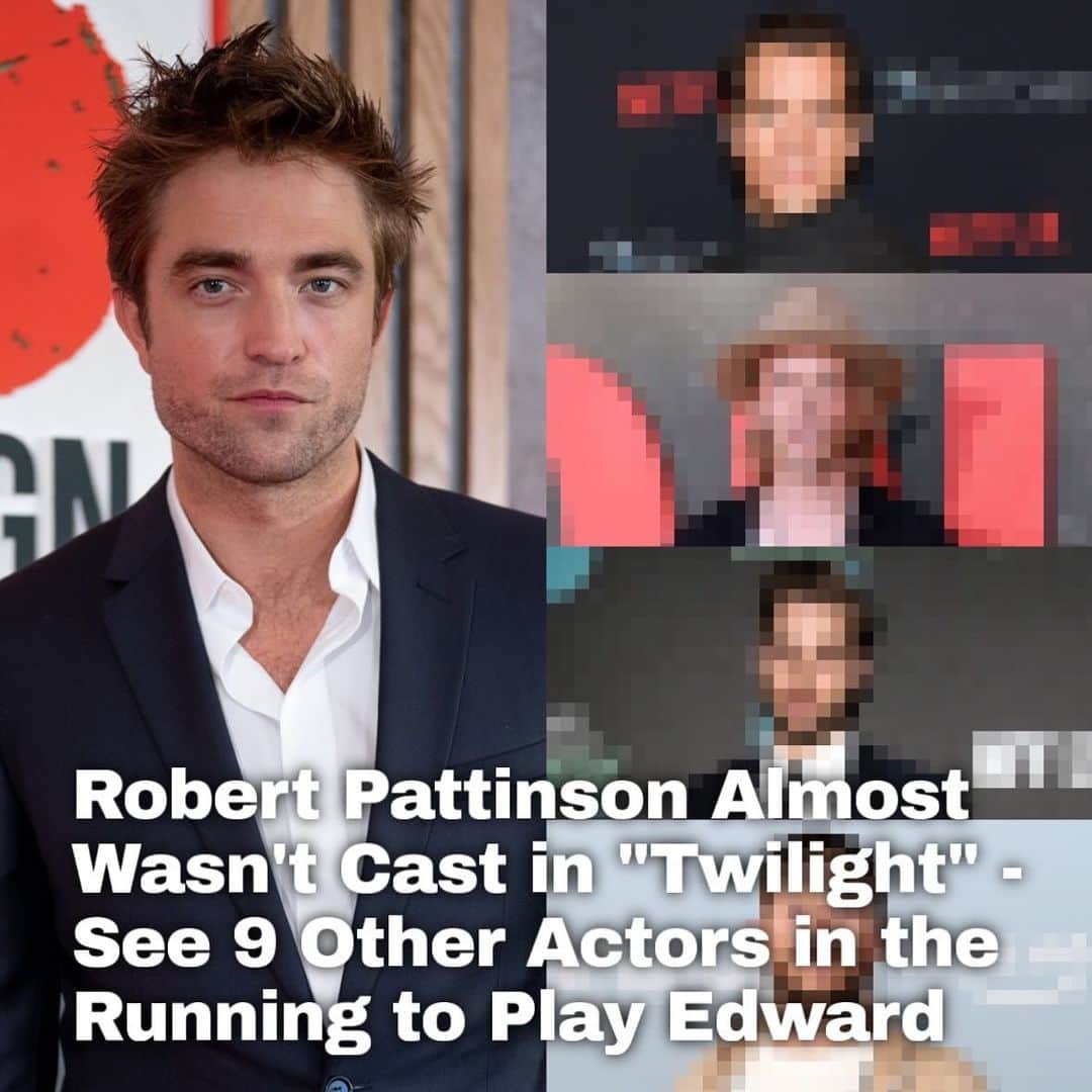Just Jaredさんのインスタグラム写真 - (Just JaredInstagram)「We recently learned that Robert Pattinson almost wasn’t cast as Edward in the #Twilight saga for a very wild reason. If you were curious, we rounded up 9 other actors who were also in the running for the star-making role. Tap this pic in the LINK IN BIO for the full rundown!  #RobertPattinson Photos: Getty」11月26日 9時52分 - justjared