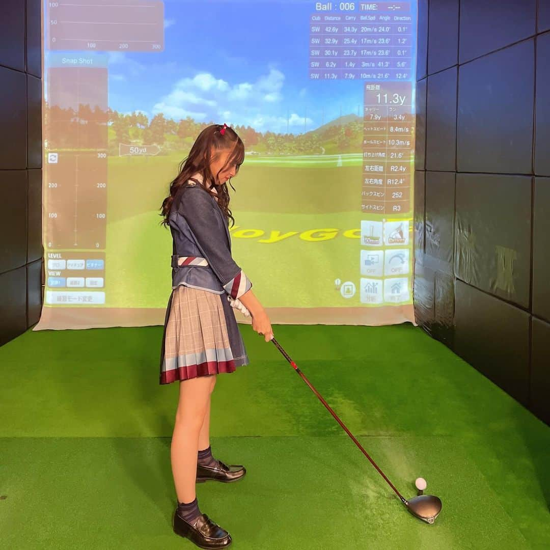 橋本陽菜さんのインスタグラム写真 - (橋本陽菜Instagram)「⛳️ * 人生初ゴルフでした🏌️‍♀️ * #ゴルフ #golf #ゴルフ女子 #AKB48調査隊  #pyonstagram  #AKB48 #アイドル#富山 #富山県 #はるpyon #橋本陽菜#圧倒的橋本陽菜 #橋本陽菜を広める」11月26日 20時30分 - 48pyonz_toyama