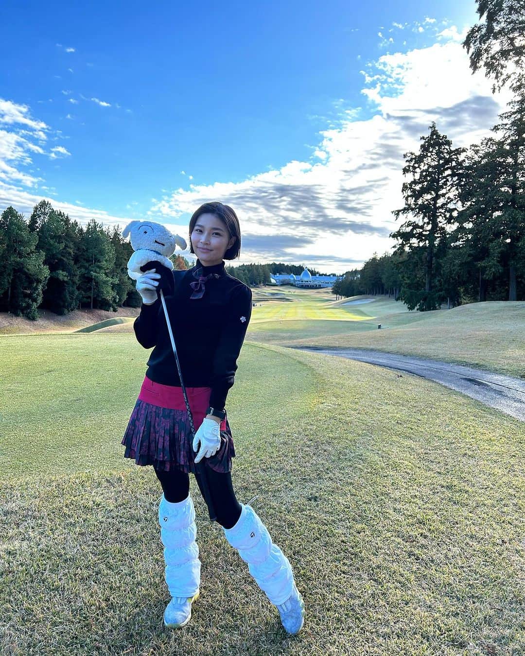 椿原愛のインスタグラム：「グリーンが難しすぎて3パット連発… それ以外は良かっただけに悔しすぎた😢  パター練習しなければ  #ゴルフ #ゴルフ女子」
