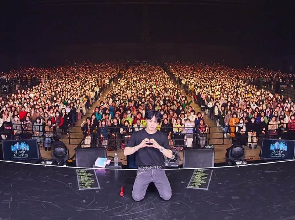 キム・ジェジュンのインスタグラム：「14회 러브커버즈 발라드 투어 고생하셨습니다! 一生思い出になれる幸せな時間ありがとうございますー！ 今からが新たなスタートです♪」