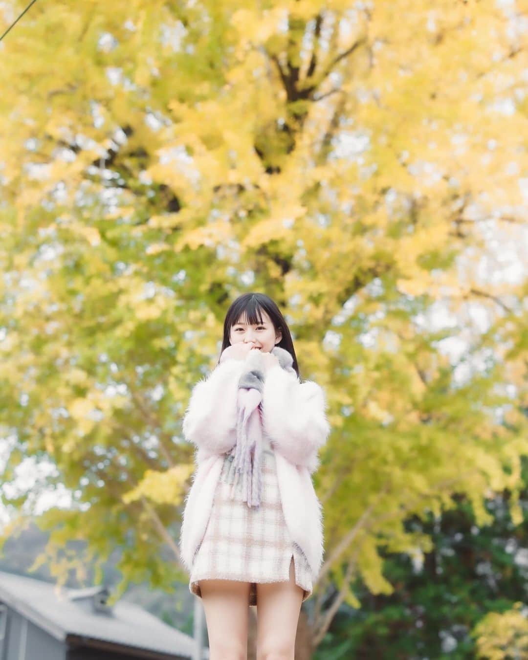 佐藤茜のインスタグラム：「💛  弥彦で撮影した〜♡ 嬉しいっ！  📸 : @waaata_photo」