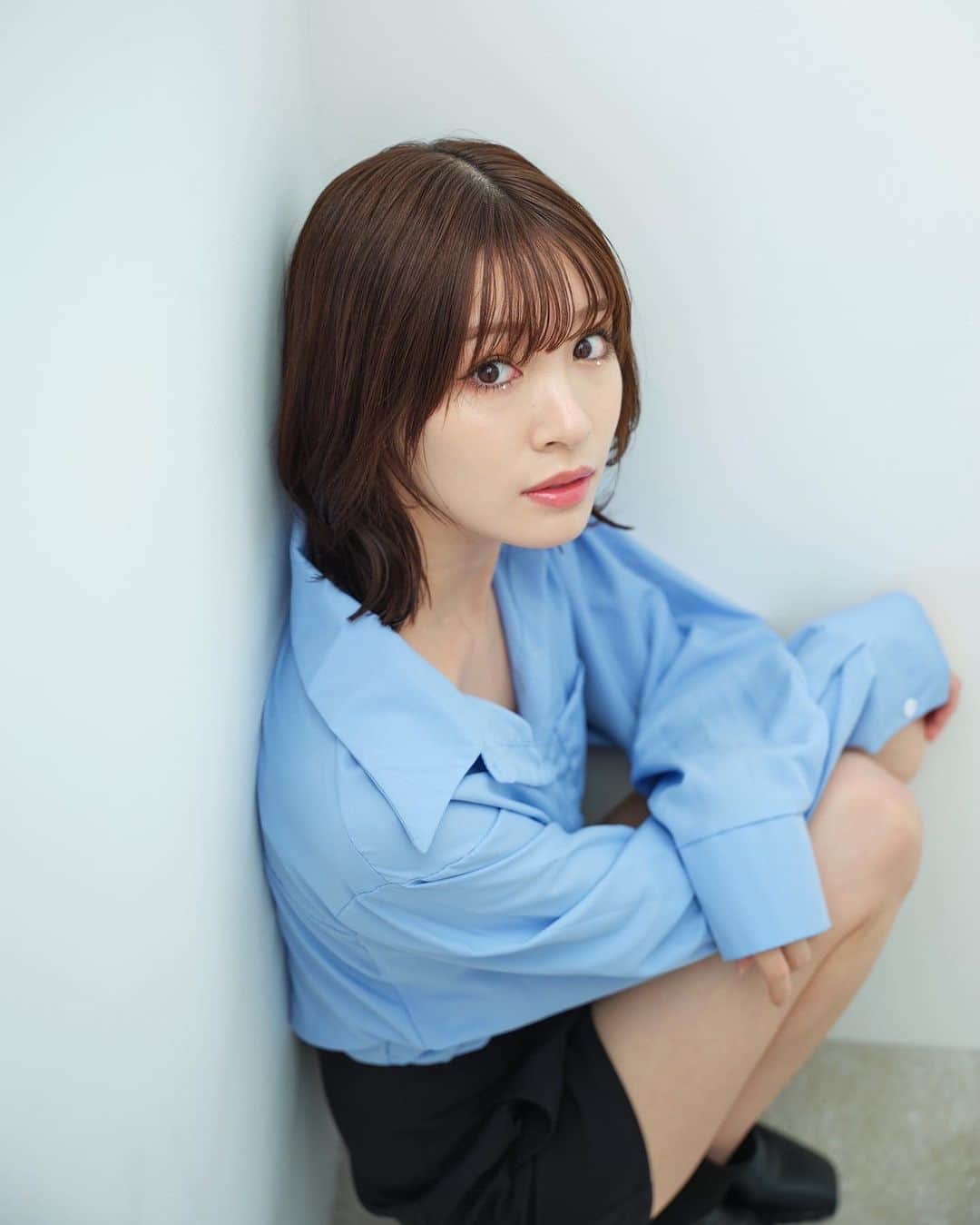 中川紅葉のインスタグラム：「🦉？ Photo by @mutsuga_  HM @jesuis_ami_makeup」