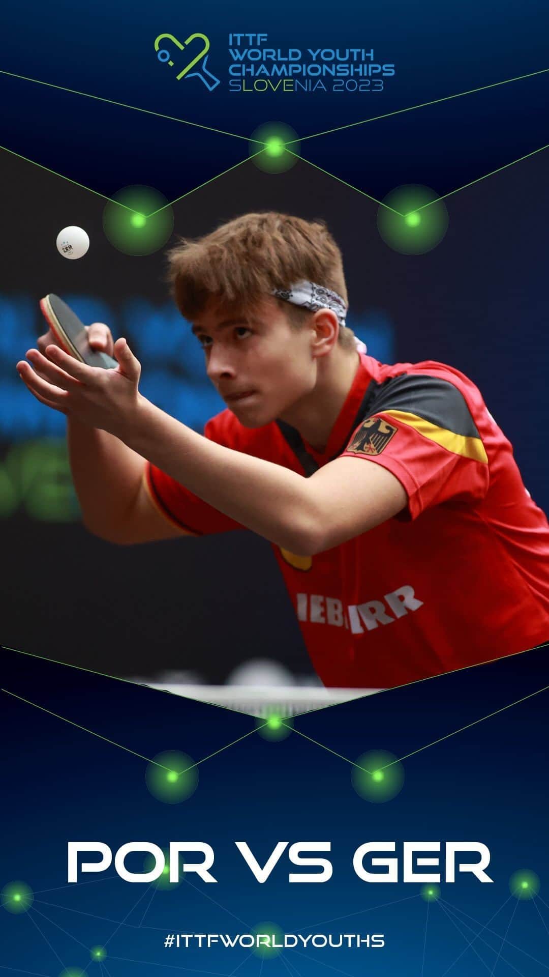 ITTF Worldのインスタグラム：「A well-earned celebration after Germany and Portugal played the long game at #ITTFWorldYouths 😮‍💨  More Team R16 matches LIVE 👉 youtube.com/WTTGlobal」
