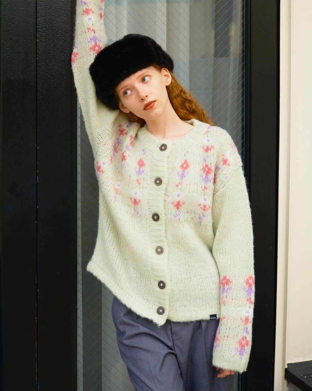 MILKFED.のインスタグラム：「【 ItなKnit 】 ⁡ ☑︎ FLOWER KNIT CARDIGAN  カラー:OFFWHITE,PURPLE,LtGREEN サイズ:ONESIZE ⁡ ⁡ 〜WEB STORE califにて特集ページ公開中〜 ⁡ ⁡ ⁡ #milkfed #milkfedjp #ミルクフェド #カジュアルコーデ #大人カジュアル #カジュアルコーデ大人可愛い #新作 #冬服コーデ #冬コーデ #冬アイテム #大人ガーリー #大人カジュアルコーデ #大人ガーリーコーデ #冬ニット #ニットコーデ #ニットコーデ #ニットトップス #ニットカーディガン #ニット生地 #ニット女子 #柄ニット #カーディガンコーデ #カーディガン女子 #カラーニット #カラーニットコーデ #カラーコーデ #カーディガン #モテコーデ #花柄ニット #花柄コーデ #ファーキャップ」