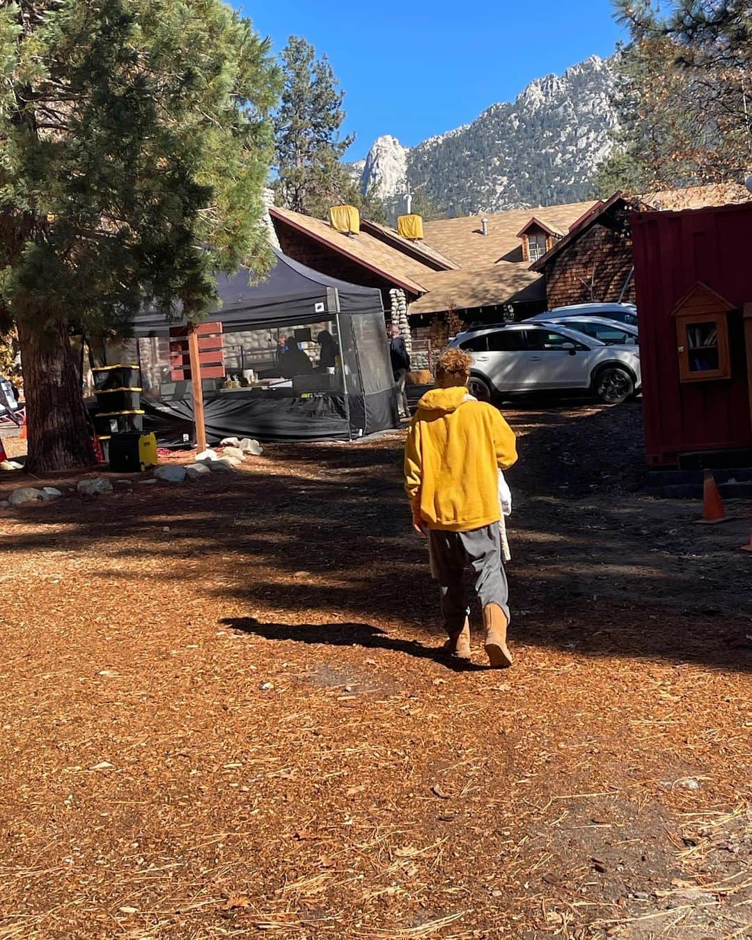 シャロン・ローレンスさんのインスタグラム写真 - (シャロン・ローレンスInstagram)「Friendships flourish in this forest town. Idyllwild on a #thanksgiving weekend with long time pals @meredithscottlynn , of @writebrainbooks  and at the #harvest market and relaxing at @georgiesmith_home and @melissgoddard serene cabin. I’m grateful for these #mountaingirls 🙏🏻」11月26日 12時34分 - sharonelawrence