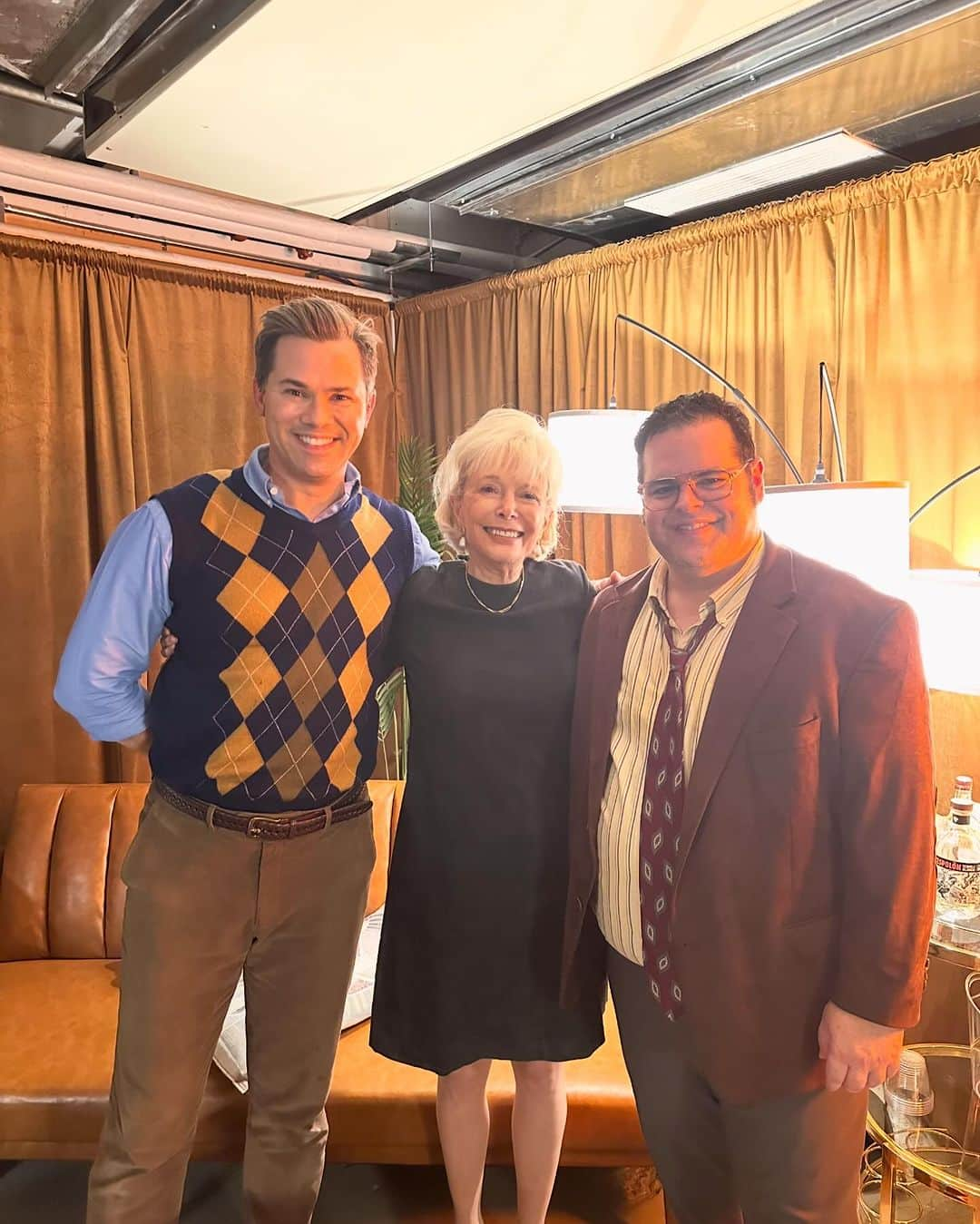 ジョシュ・ギャッドのインスタグラム：「It took her less than 60 minutes but #lesleystahl ate dreams with us last night and absolutely killed! @gutenbergbway」