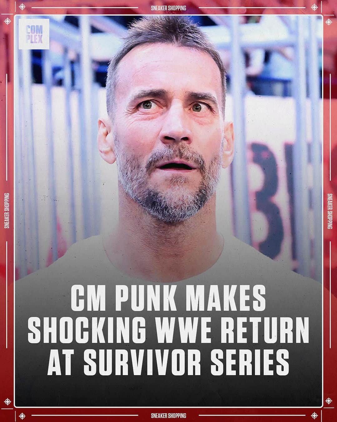 COMPLEXのインスタグラム：「Sneaker Shopping alum @CMPunk just stunned the wrestling world with his return to @wwe. 🤯」