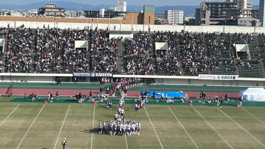 牧野誠三さんのインスタグラム写真 - (牧野誠三Instagram)「アメリカンフットボール関西学生リーグ 関西学院大学対関西大学の決戦！ 最終戦！」11月26日 14時08分 - makino_seizo_freeter