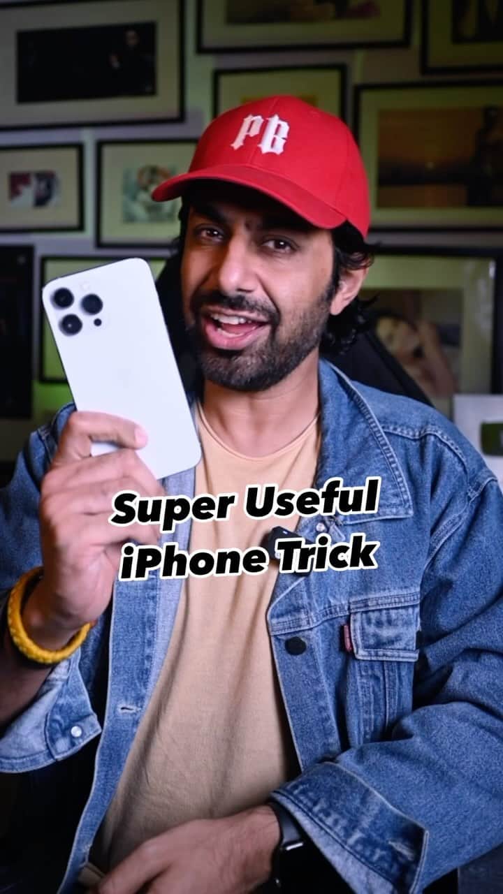 Praveen Bhatのインスタグラム：「The most super useful iPhone trick ❤️ @praveenbhat  . . #praveenbhat #iphonetricks」