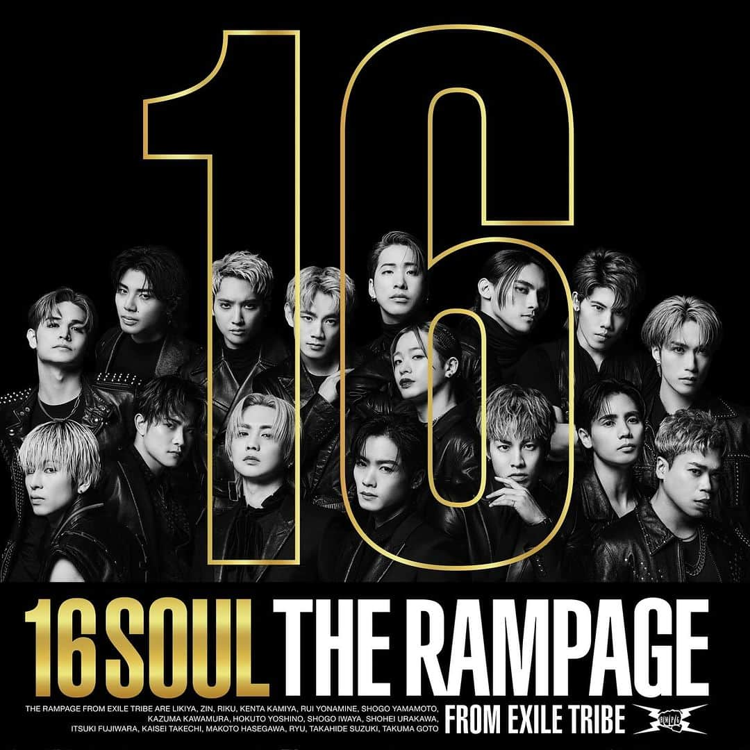 THE RAMPAGE from EXILE TRIBEさんのインスタグラム写真 - (THE RAMPAGE from EXILE TRIBEInstagram)「. ＼2024.01.25 release 📀／ #THERAMPAGE 𝑩𝑬𝑺𝑻 𝑨𝑳𝑩𝑼𝑴 『"#16SOUL" ＆ "#16PRAY"』  𝐴𝑟𝑡𝑖𝑠𝑡 𝑃ℎ𝑜𝑡𝑜 and 𝐽𝑎𝑐𝑘𝑒𝑡 𝑃ℎ𝑜𝑡𝑜 📸🖤  "#狙うのは天上のShiningstar"  #SOLDILERLOVE #16人の魂 #黒ランペ」11月26日 14時19分 - the_rampage_official